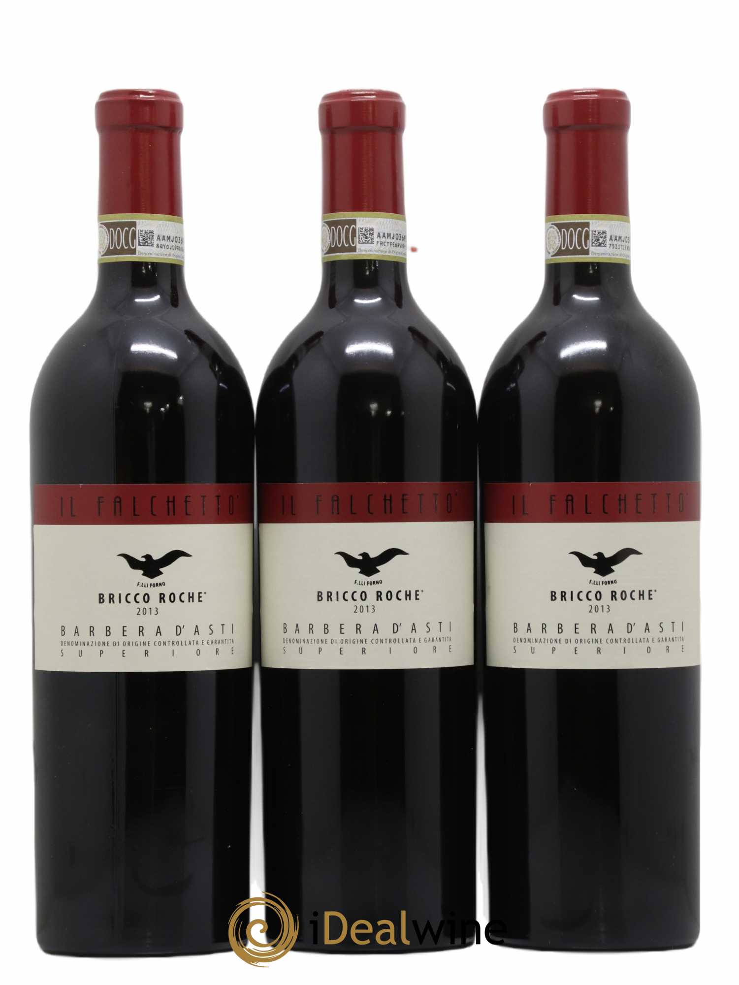Italie Barbera d'asti Superiore Bricco Roche S.Stephano Belbo 2013 - Posten von 3 Flaschen - 0