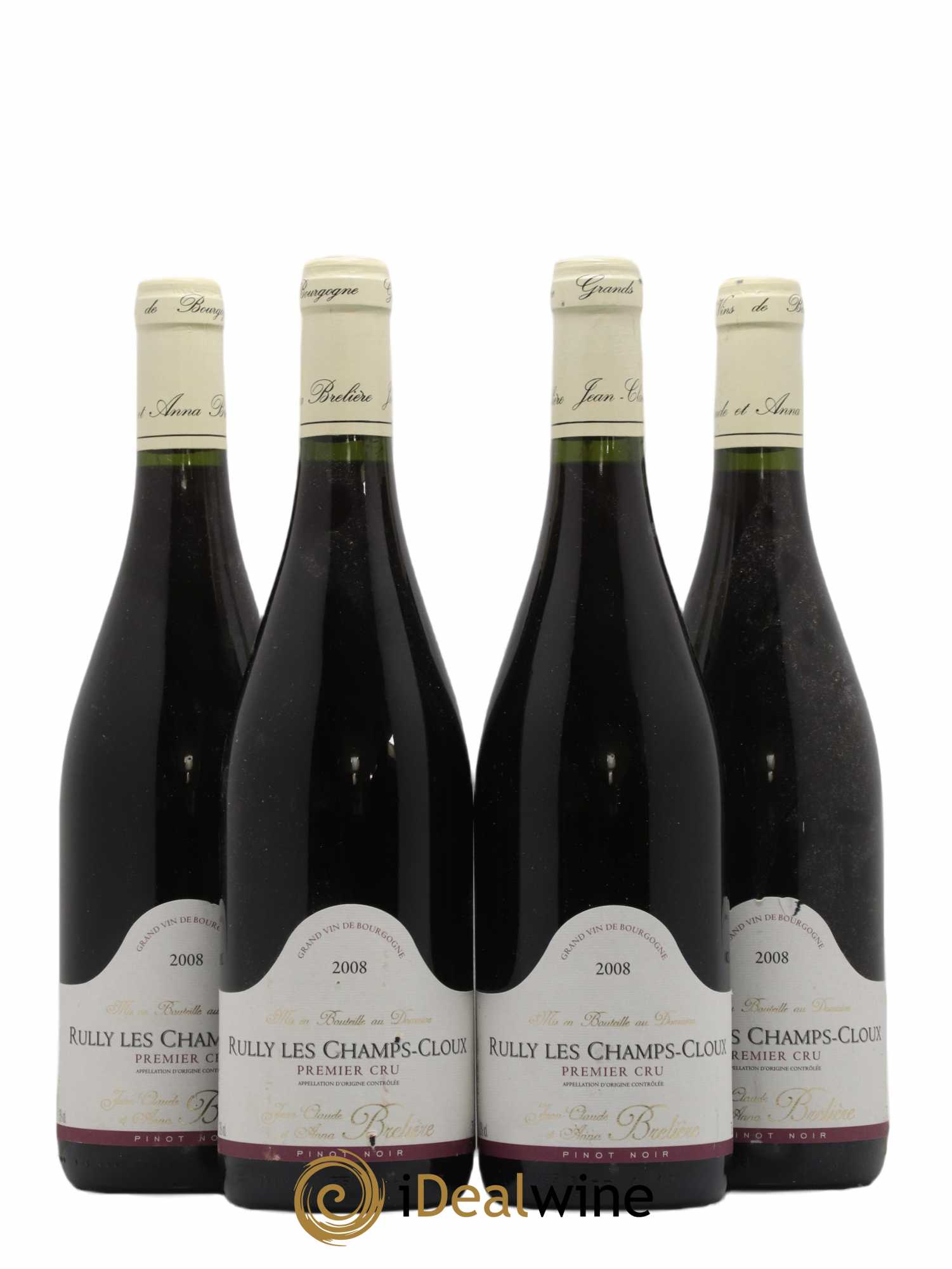Rully 1er Cru 2008 - Lotto di 4 bottiglie - 0