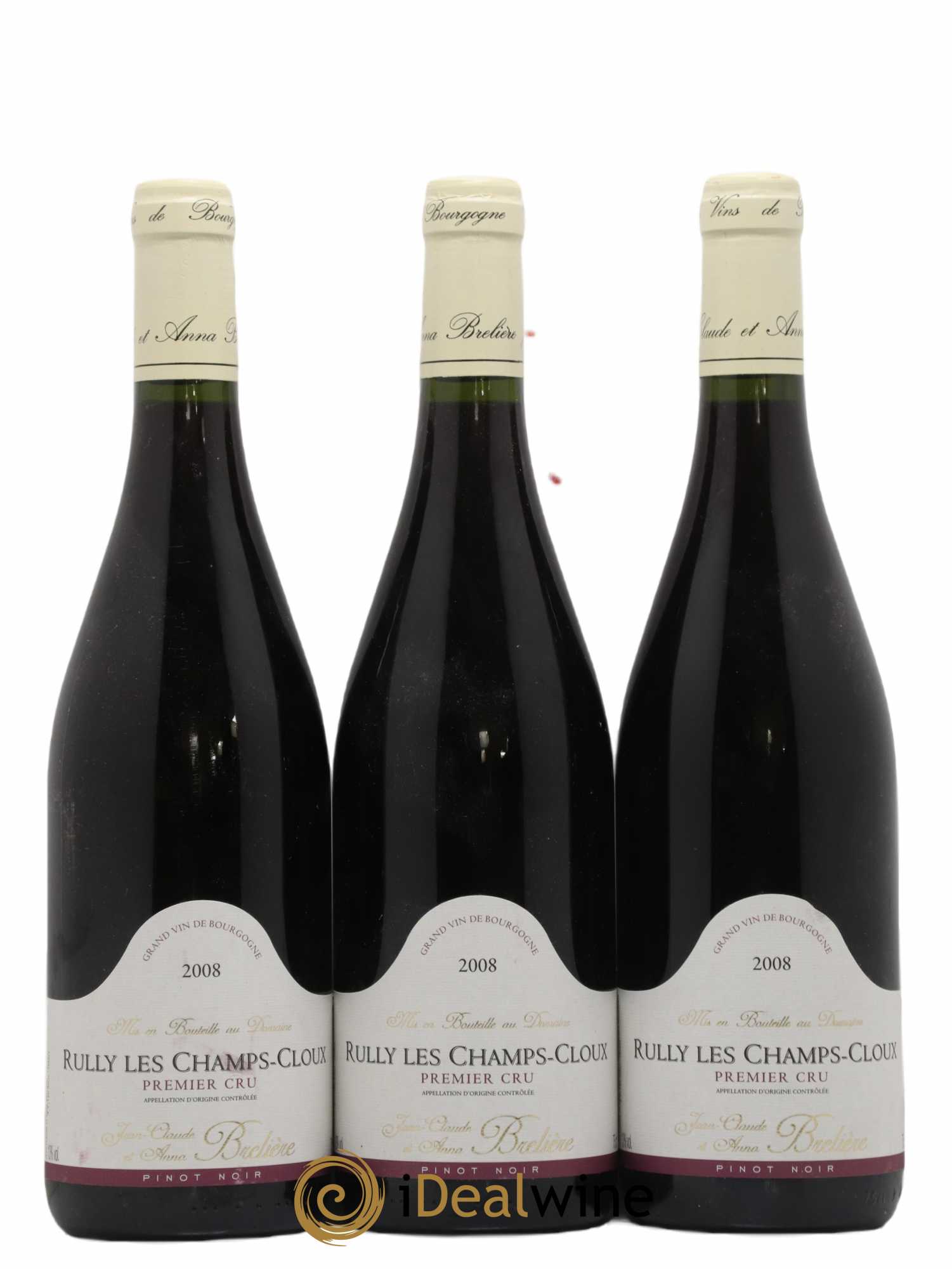 Rully 1er Cru 2008 - Posten von 3 Flaschen - 0