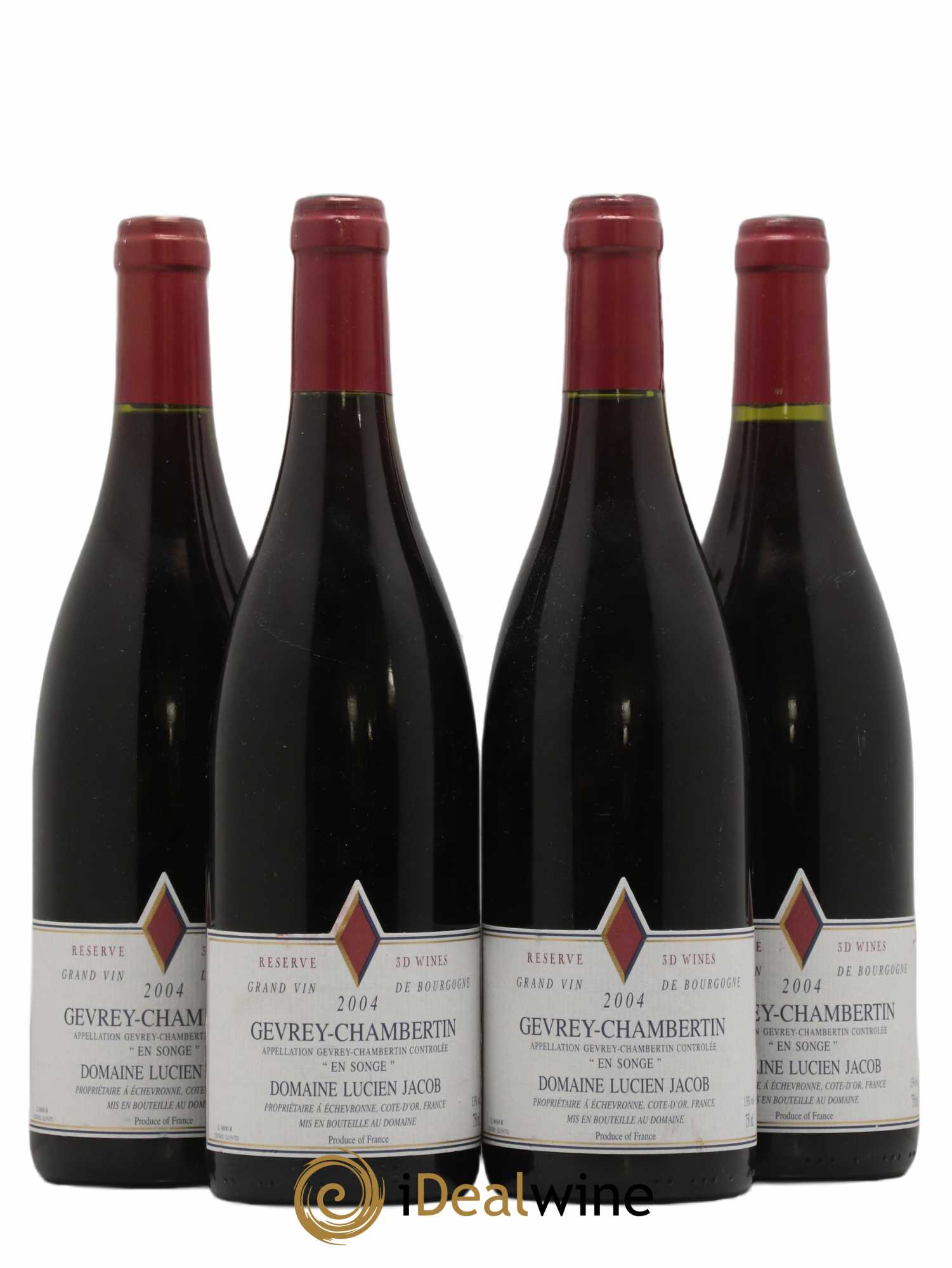 Gevrey-Chambertin 2004 - Posten von 4 Flaschen - 0