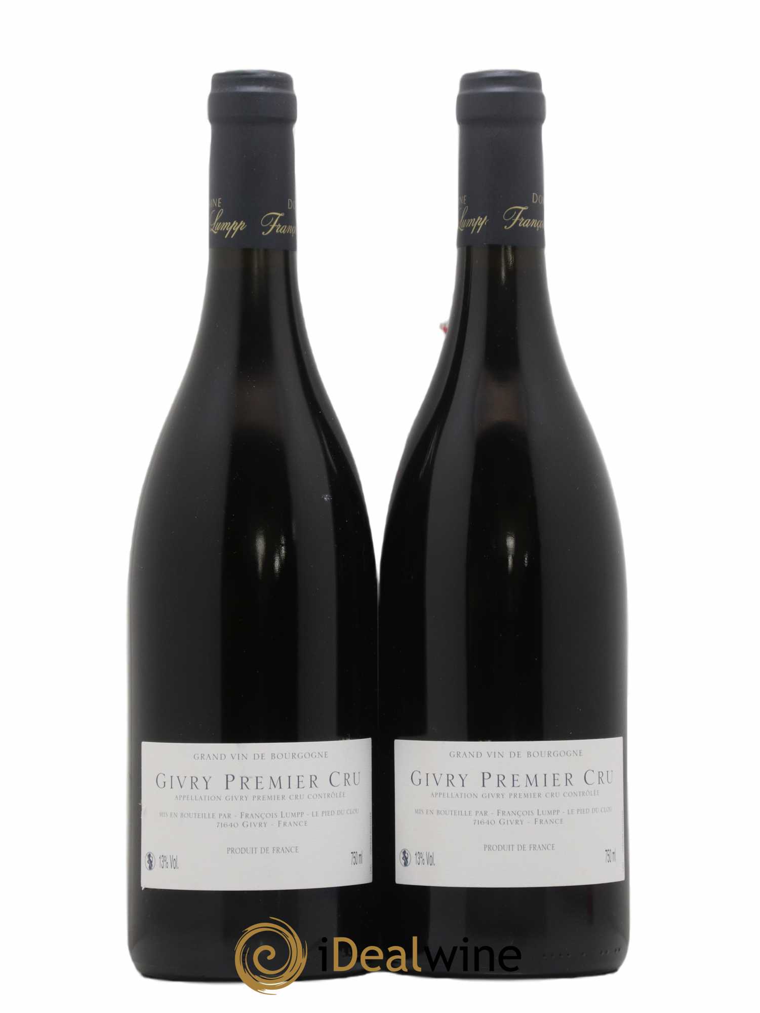 Givry 1er Cru Crausot François Lumpp (Domaine) 2006 - Lot de 2 bouteilles - 1
