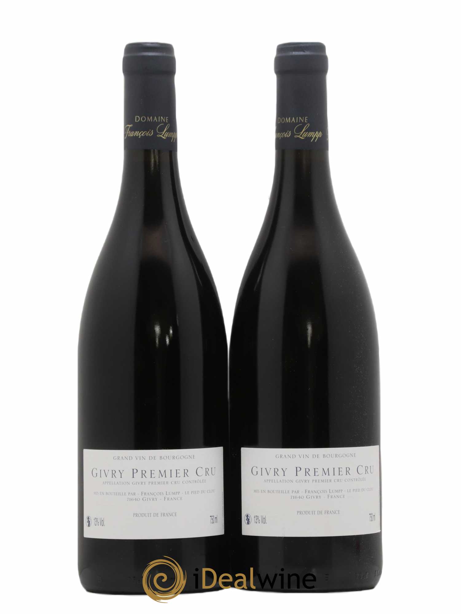 Givry 1er Cru Crausot François Lumpp (Domaine) 2006 - Lot de 2 bouteilles - 1