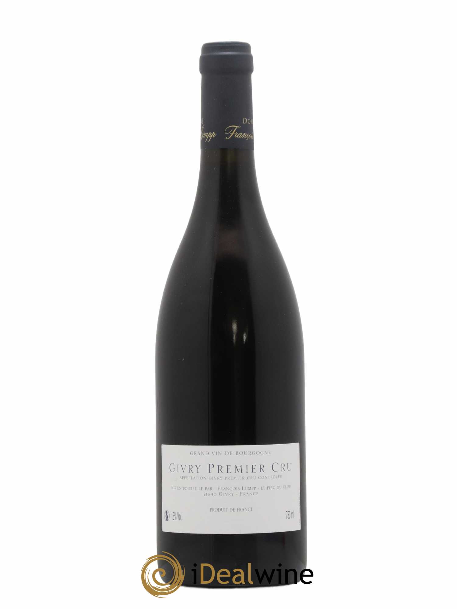 Givry 1er Cru Crausot François Lumpp (Domaine) 2006 - Lot de 1 bouteille - 1