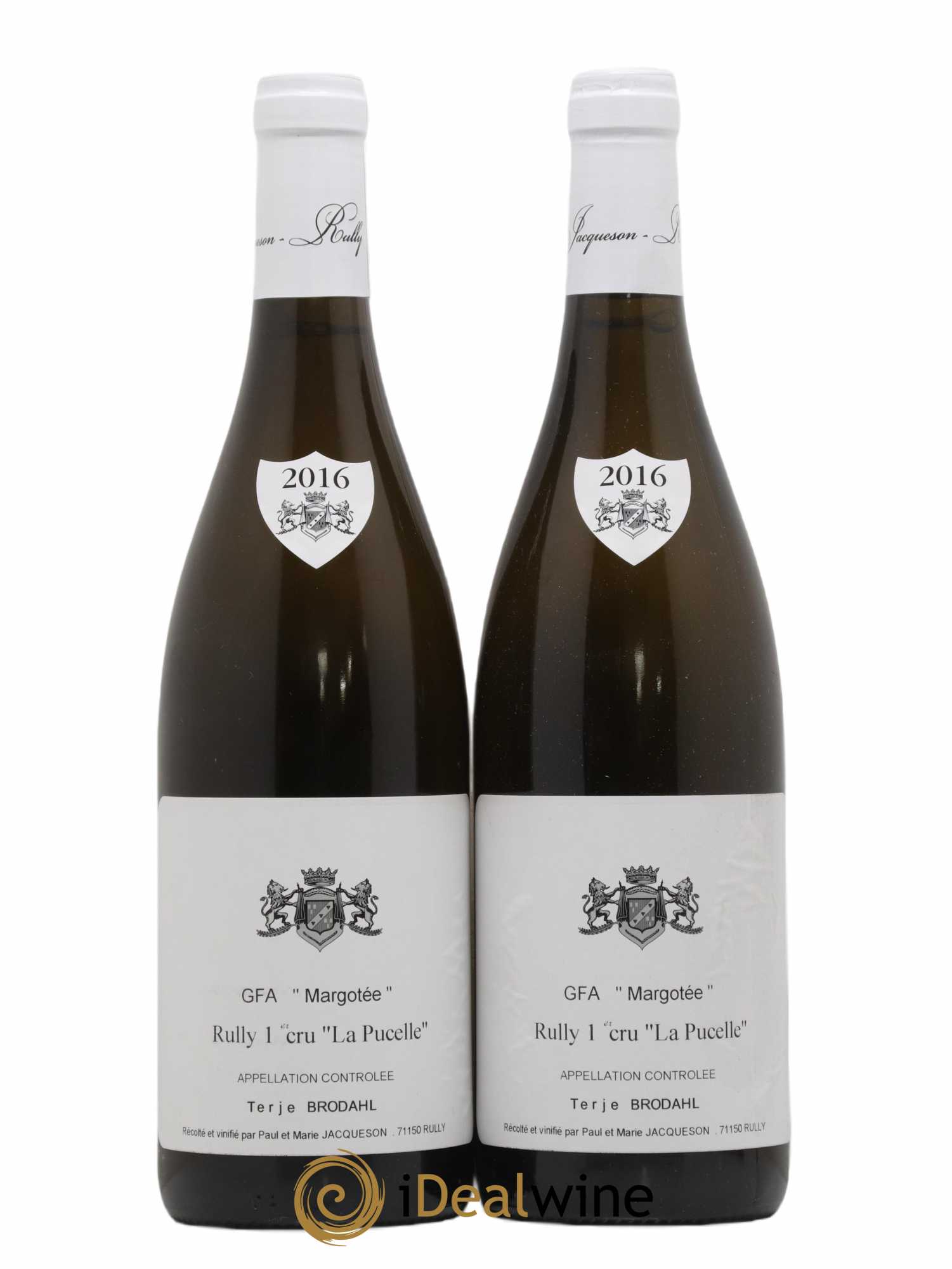 Rully 1er Cru La Pucelle GFA Margotée Terje Brodahl 2016 - Posten von 2 Flaschen - 0