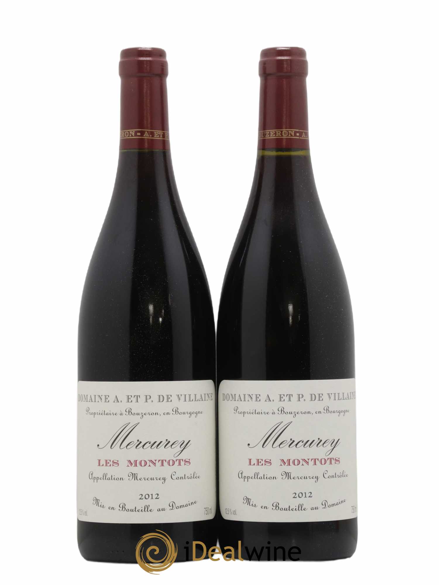 Mercurey Les Montots Domaine de Villaine 2012 - Lot de 2 bouteilles - 0