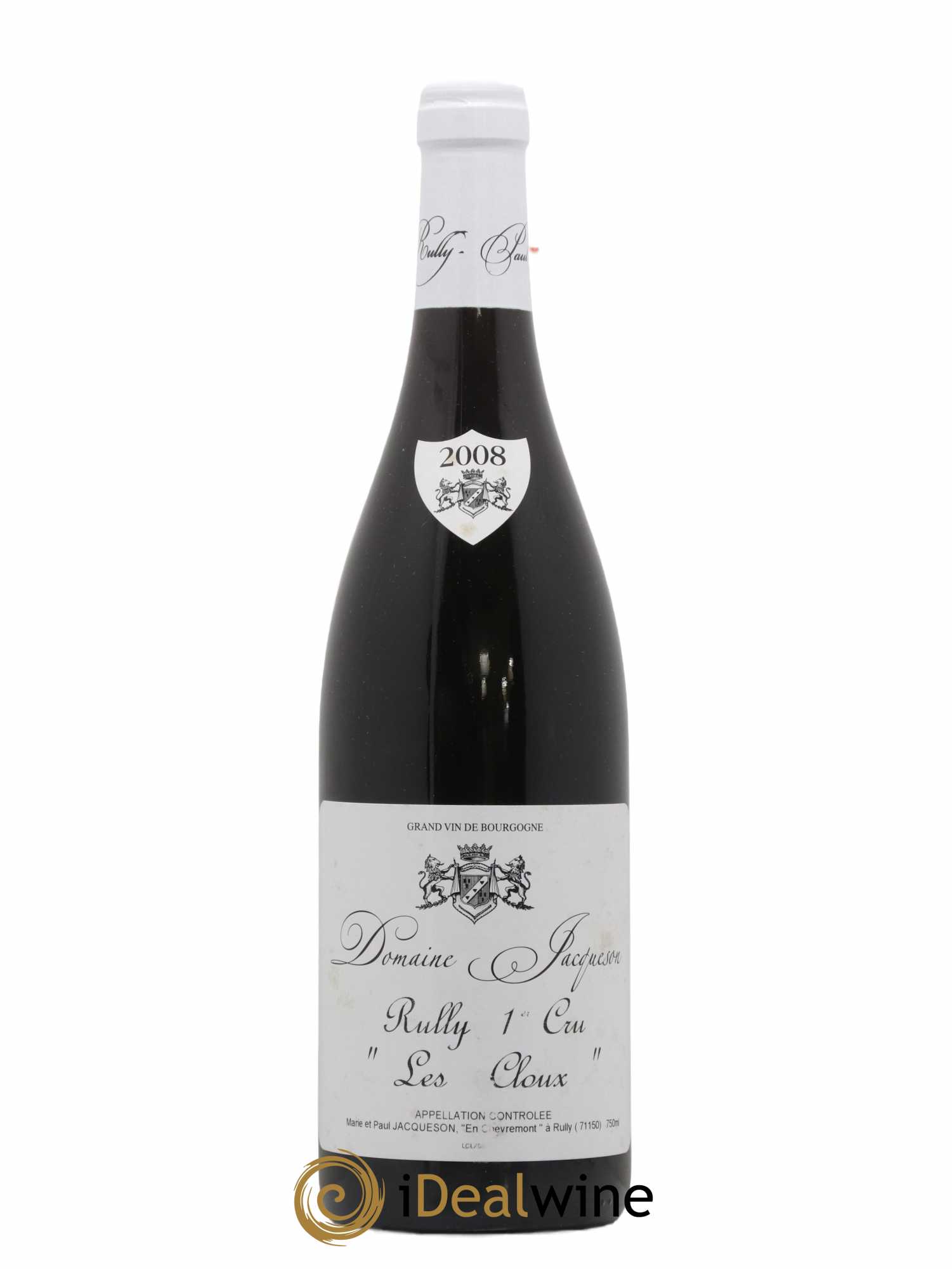 Rully 1er Cru Les Cloux Paul & Marie Jacqueson 2008 - Lot de 1 bouteille - 0