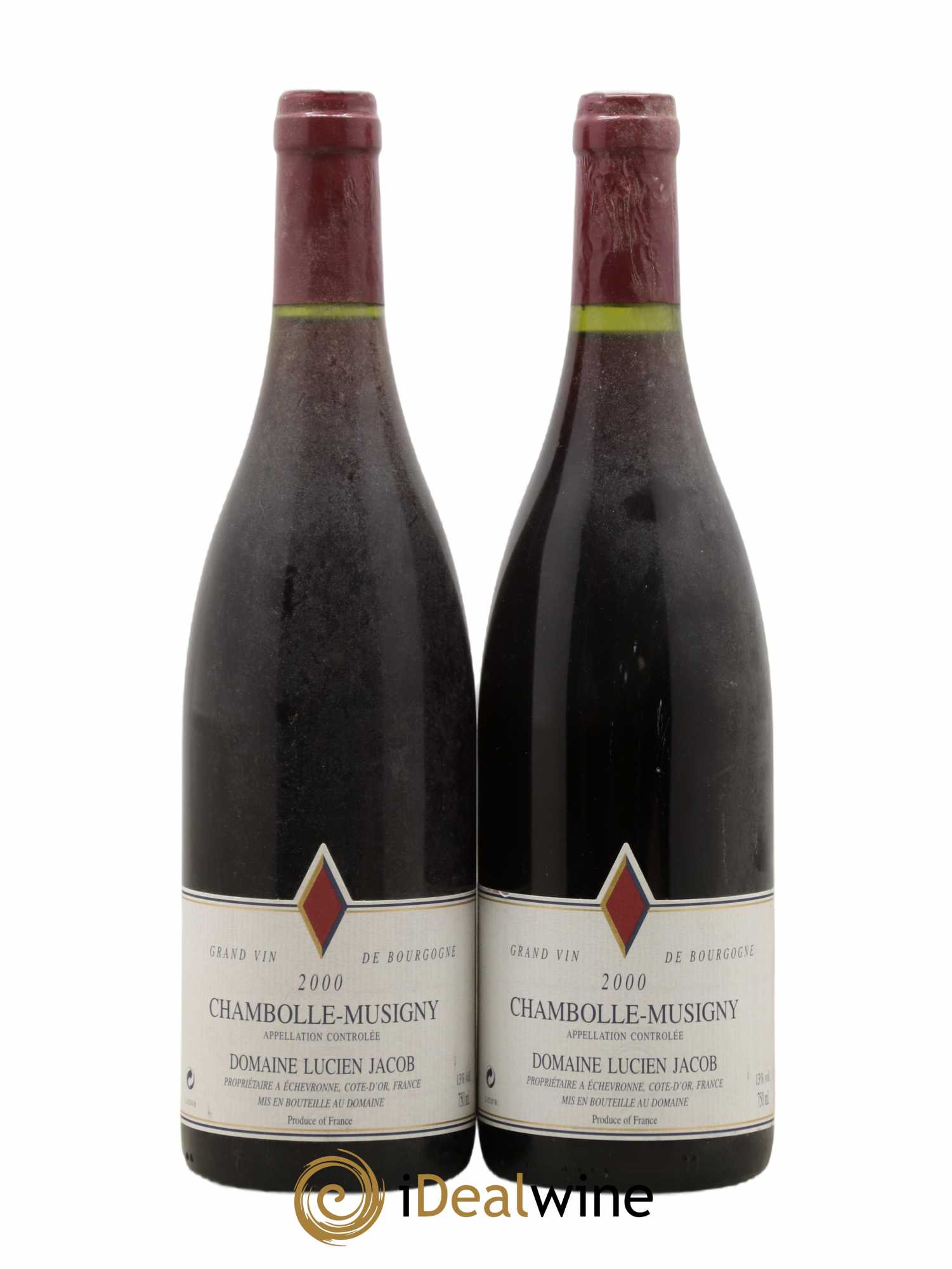 Chambolle-Musigny Lucien Jacob 2000 - Lot de 2 bouteilles - 0