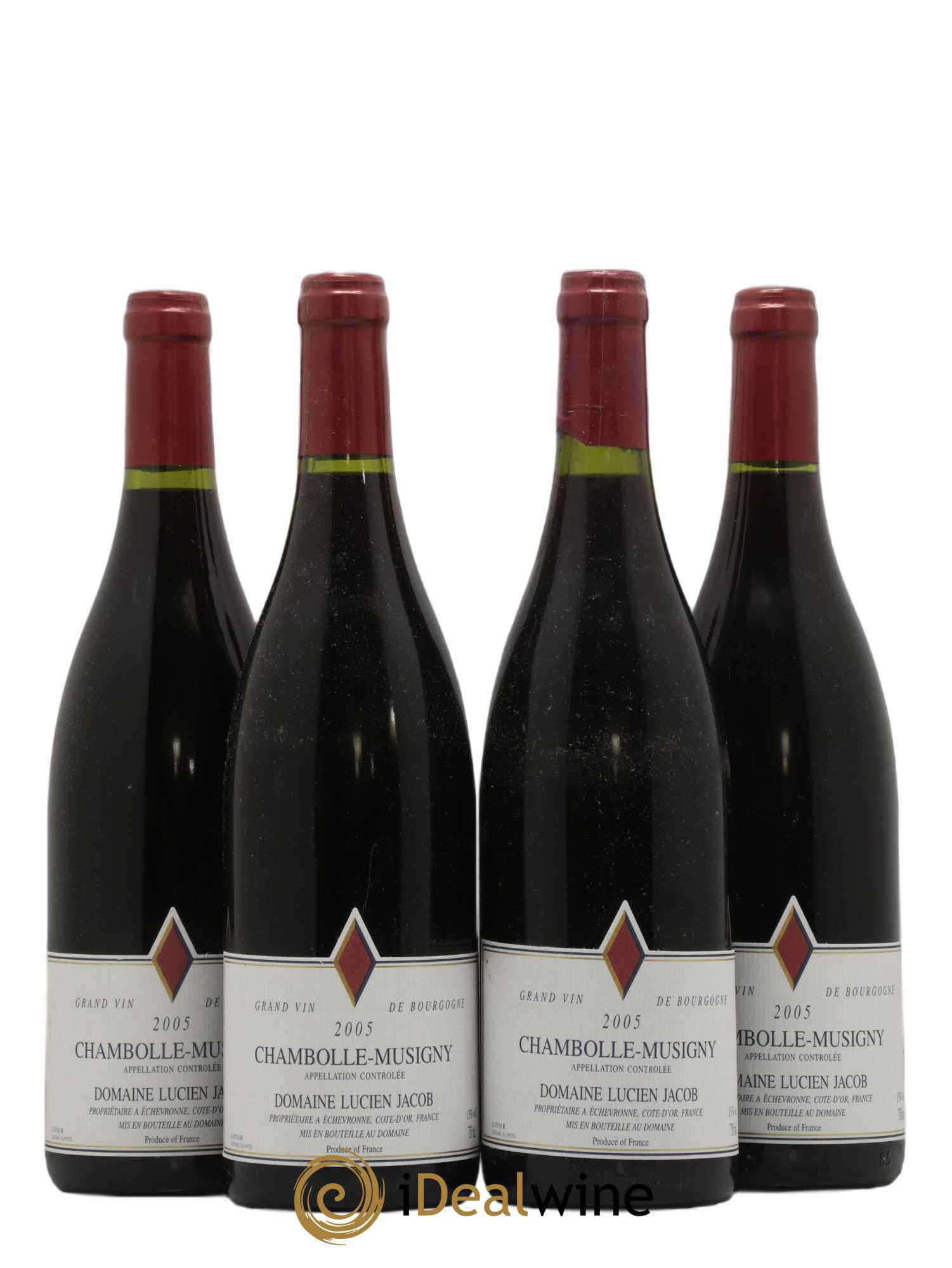 Chambolle-Musigny Lucien Jacob 2005 - Lot de 4 bouteilles - 0