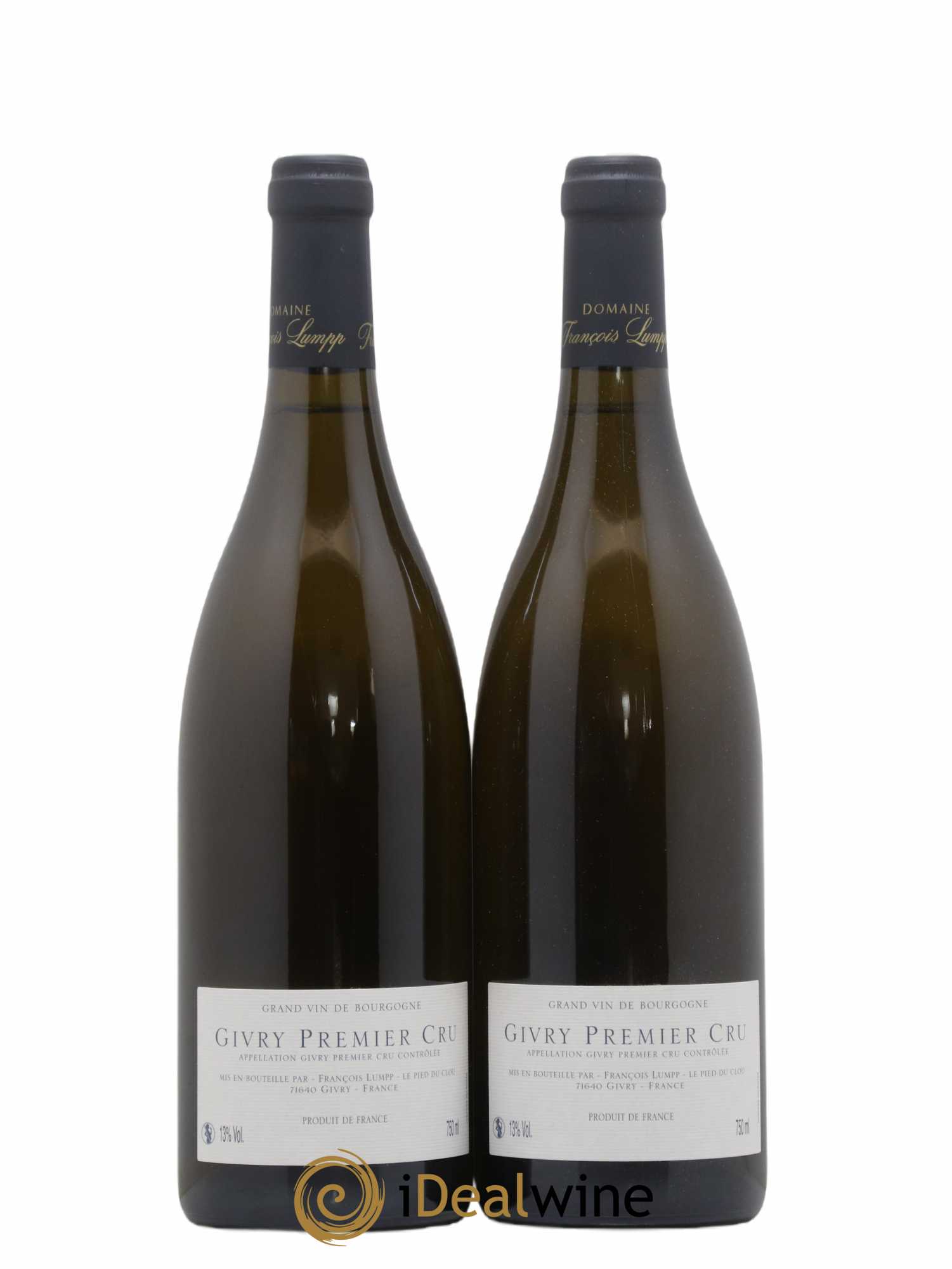 Givry 1er Cru Crausot François Lumpp (Domaine) 2012 - Lot de 2 bouteilles - 1
