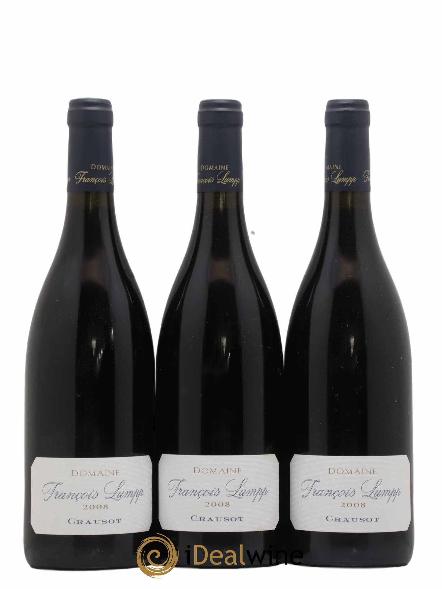 Givry 1er Cru Crausot François Lumpp (Domaine) 2008 - Lot de 3 bouteilles - 0