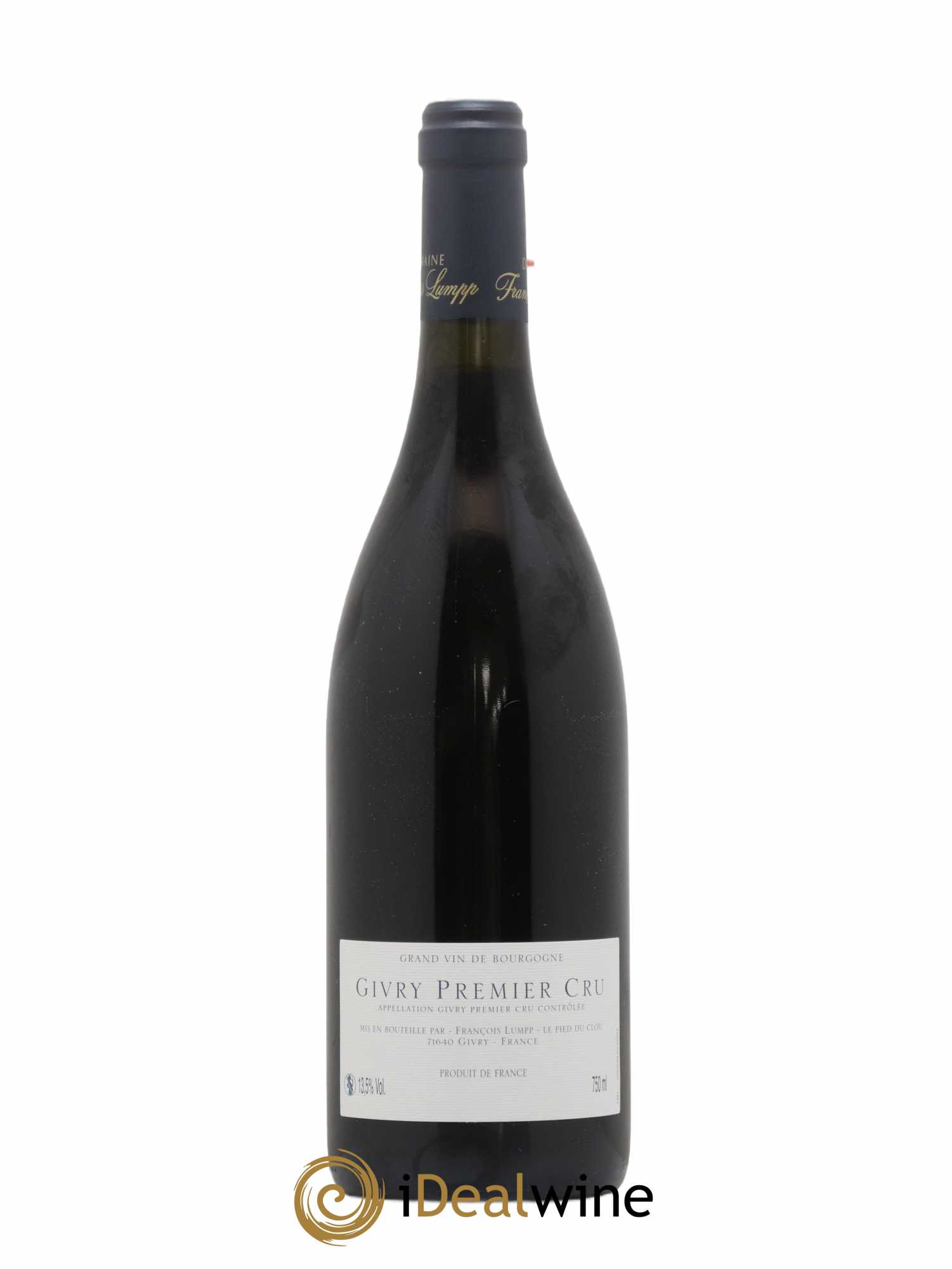 Givry 1er Cru Crausot François Lumpp (Domaine) 2008 - Lot de 1 bouteille - 1