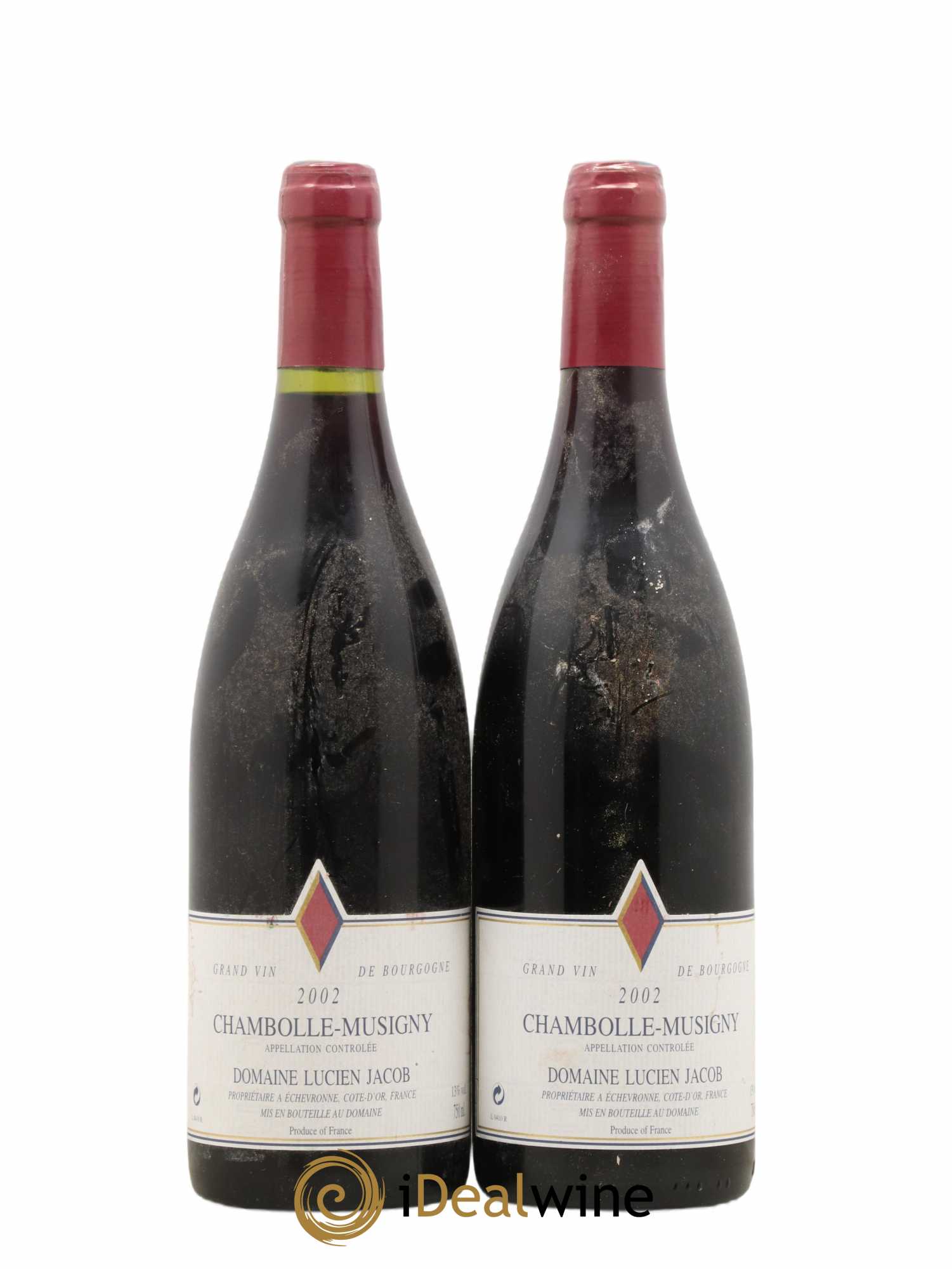 Chambolle-Musigny Lucien Jacob 2002 - Lot de 2 bouteilles - 0