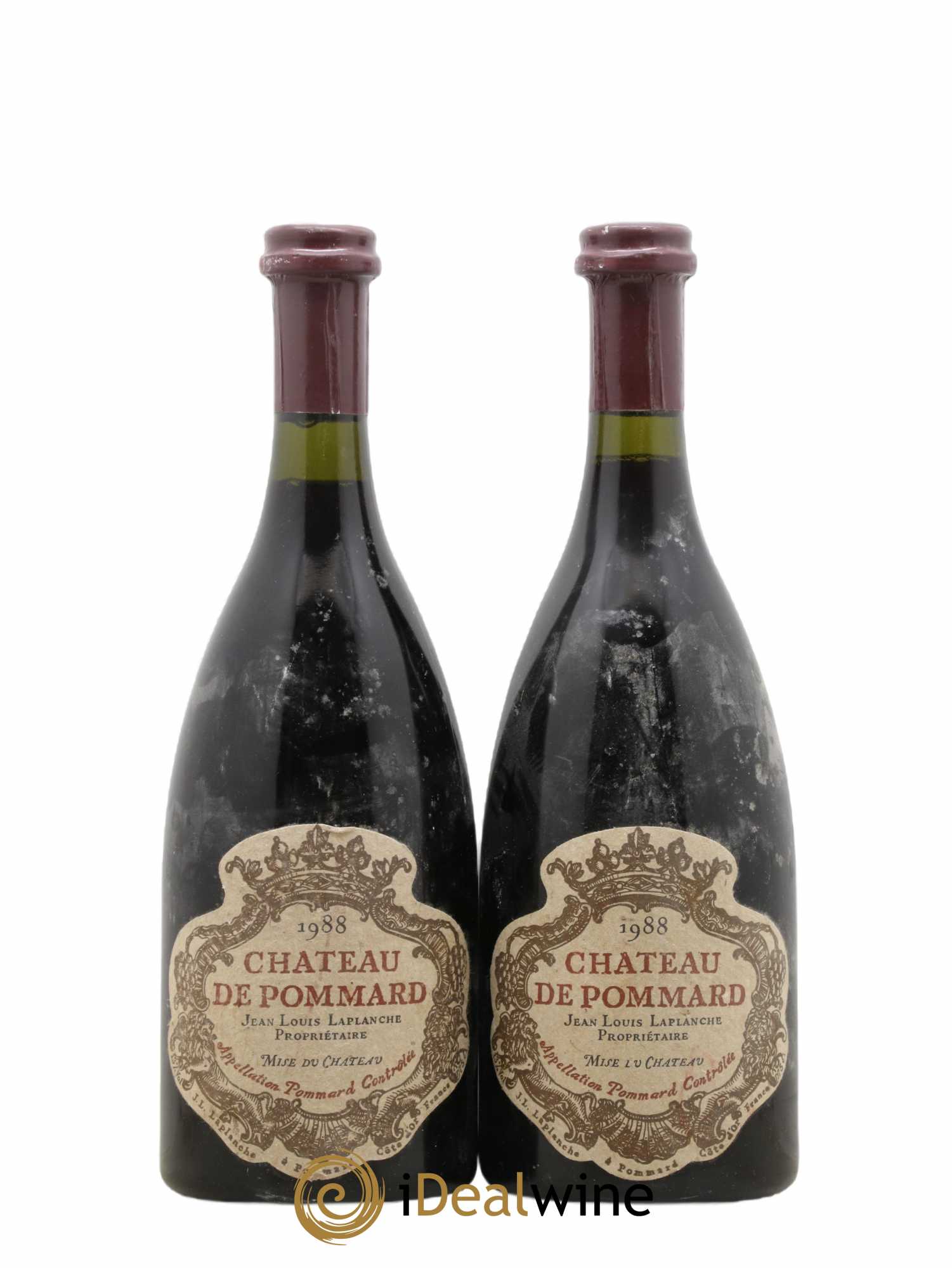 Pommard Château de Pommard 1988 - Lot de 2 bouteilles - 0
