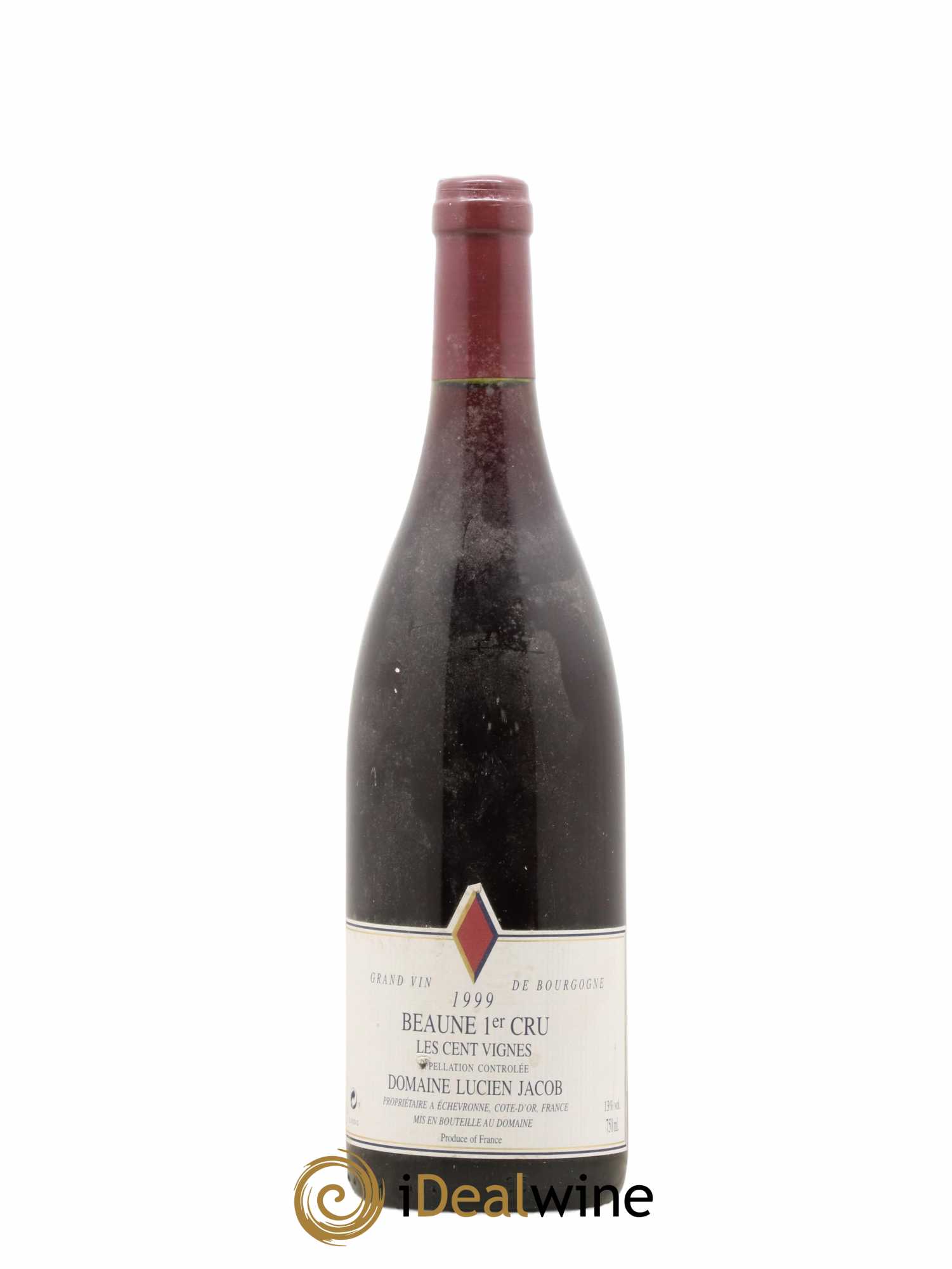 Beaune 1er Cru Les 100 vignes Lucien Jacob 1999 - Posten von 1 Flasche - 0