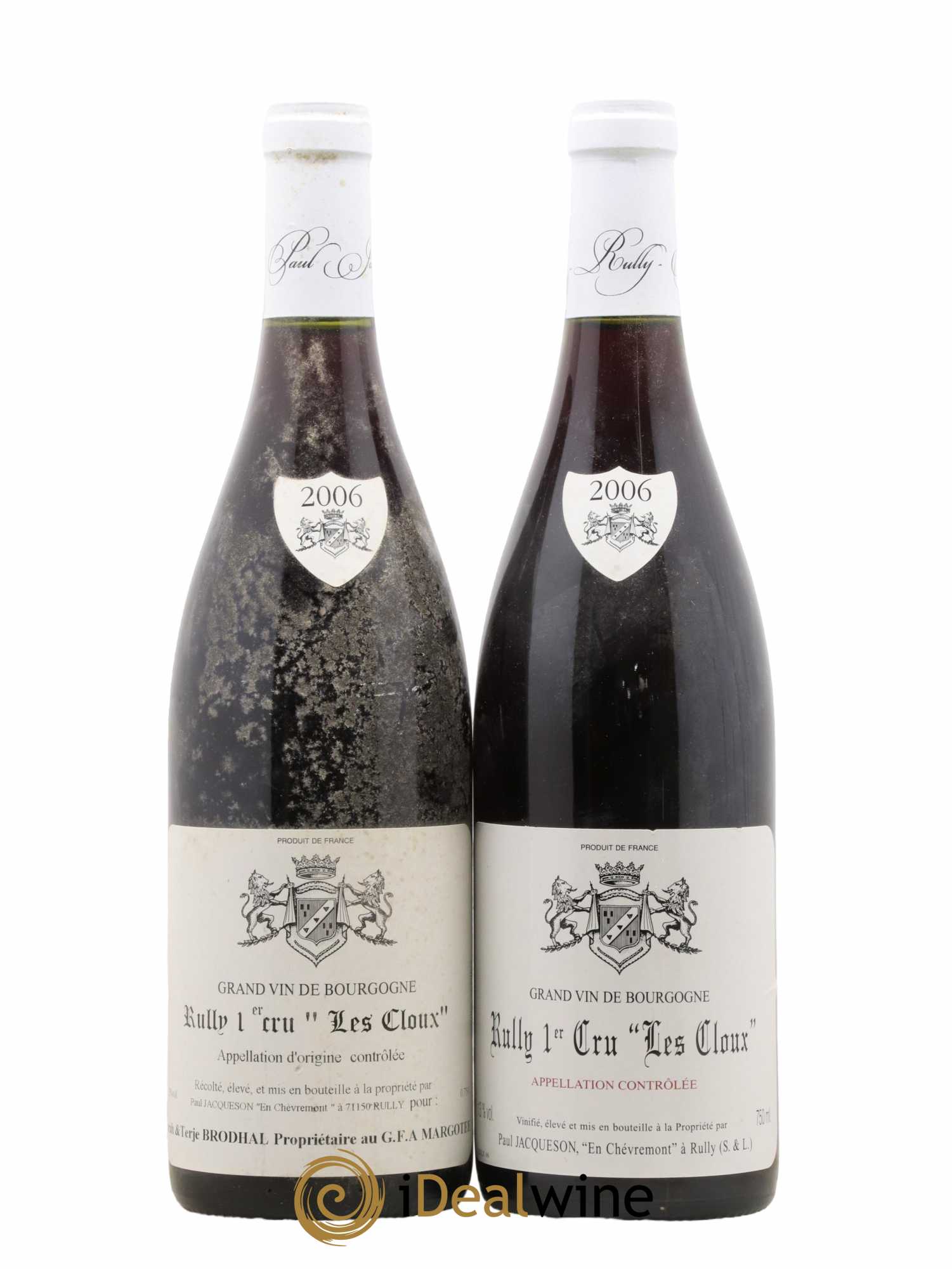 Rully 1er Cru Les Cloux Paul & Marie Jacqueson 2006 - Lot de 2 bouteilles - 0