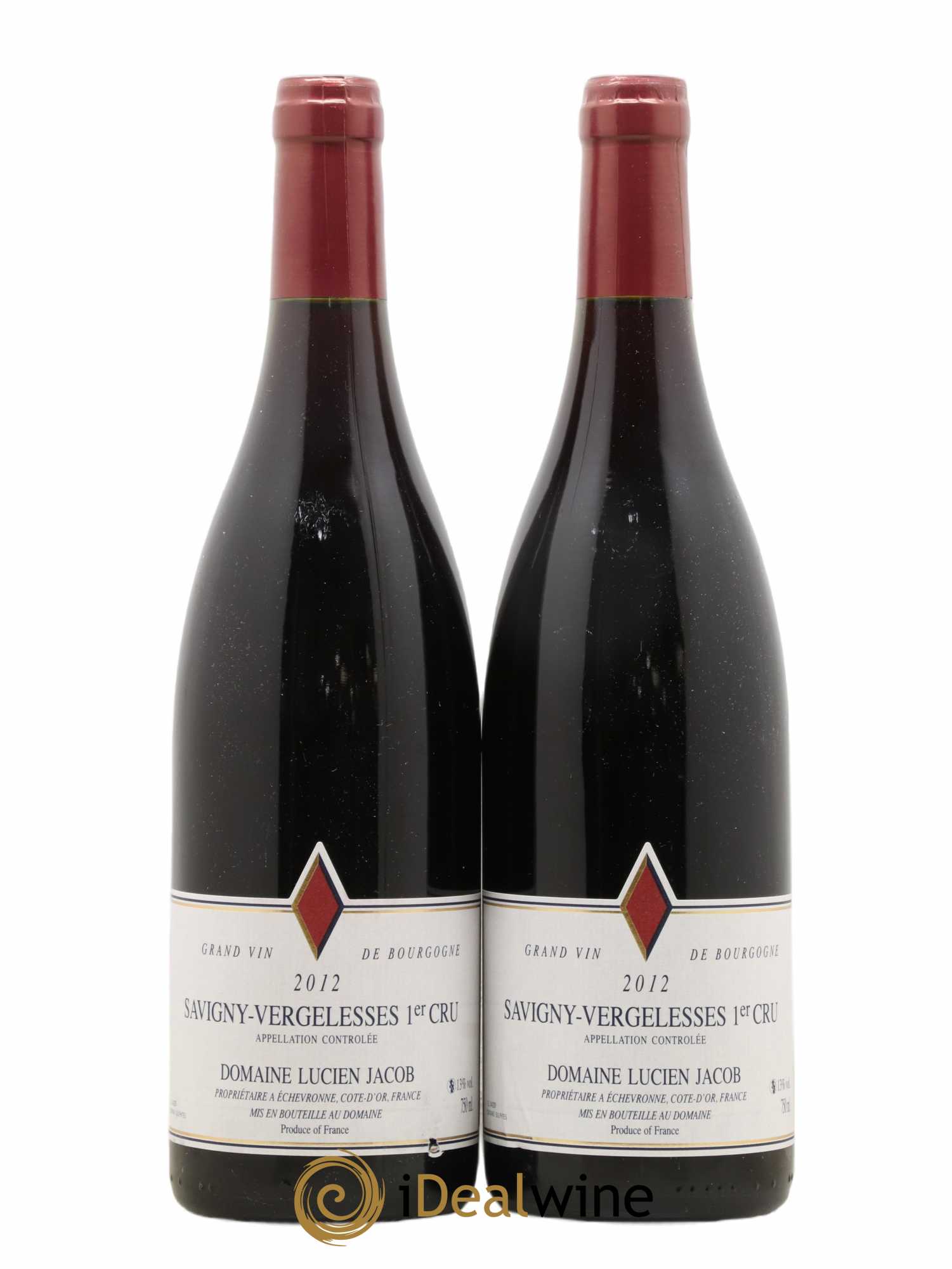 Savigny-lès-Beaune 1er Cru Lucien Jacob 2012 - Lot de 2 bouteilles - 0