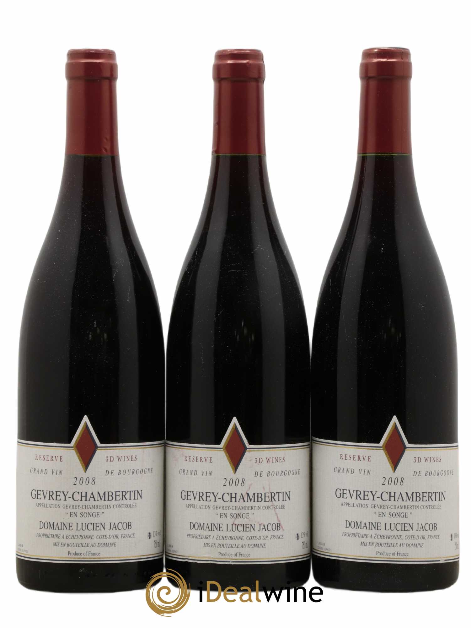 Gevrey-Chambertin En songe Lucien Jacob 2008 - Posten von 6 Flaschen - 1