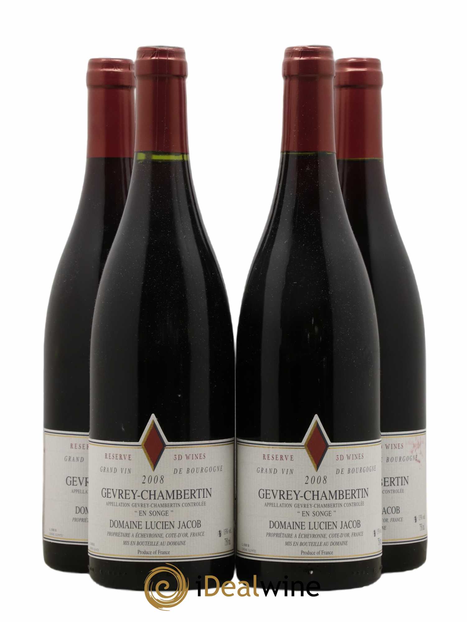 Gevrey-Chambertin 2008 - Posten von 4 Flaschen - 0