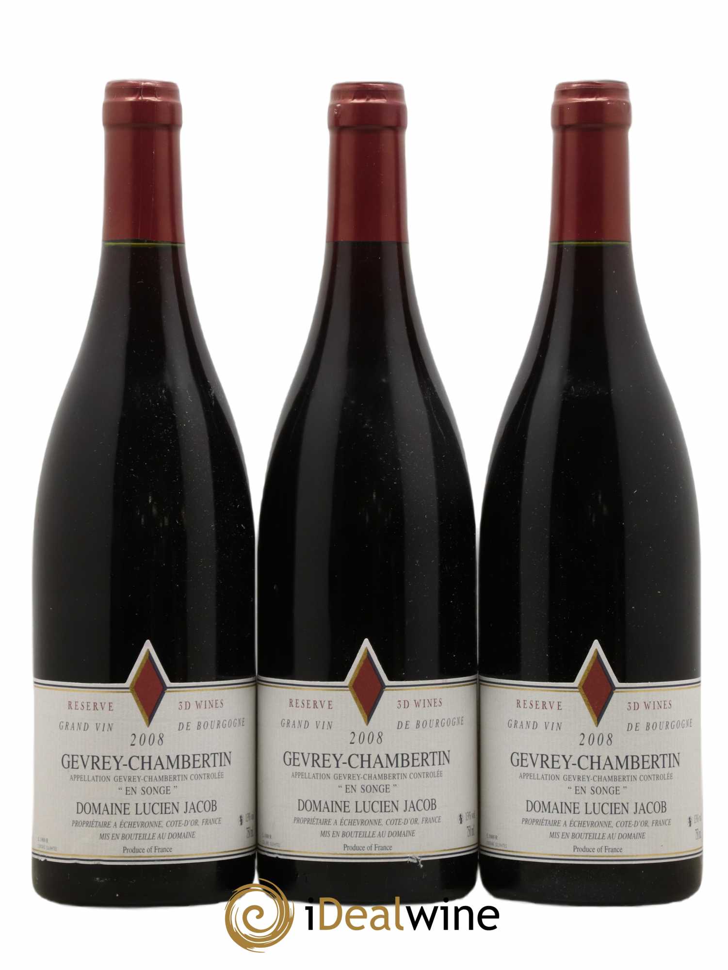 Gevrey-Chambertin 2008 - Posten von 3 Flaschen - 0