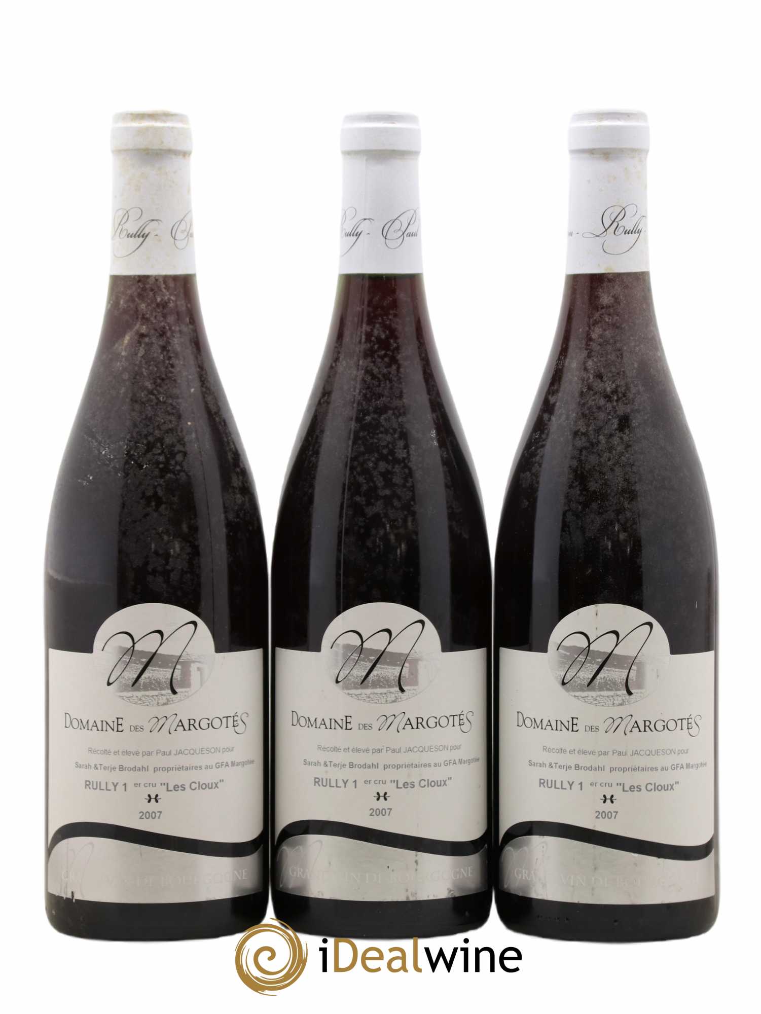 Rully 1er Cru Domaine des Margotés 2007 - Lotto di 3 bottiglie - 0