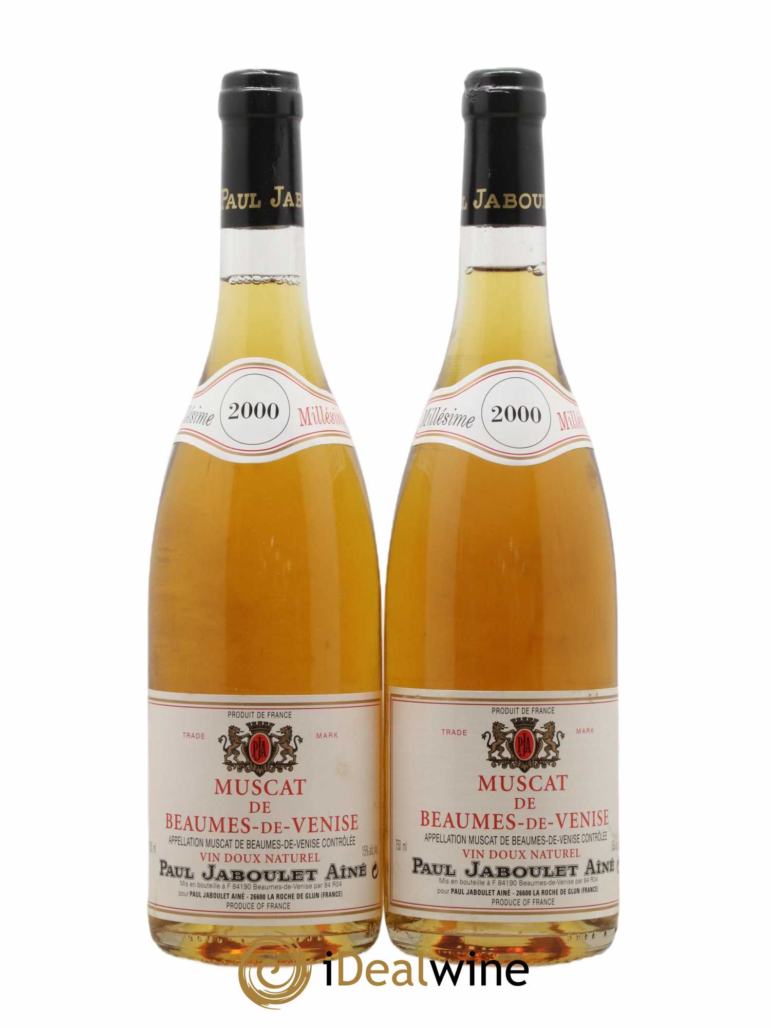 Muscat de Beaumes de Venise Paul Jaboulet Ainé 2000 - Lotto di 2 bottiglie - 0
