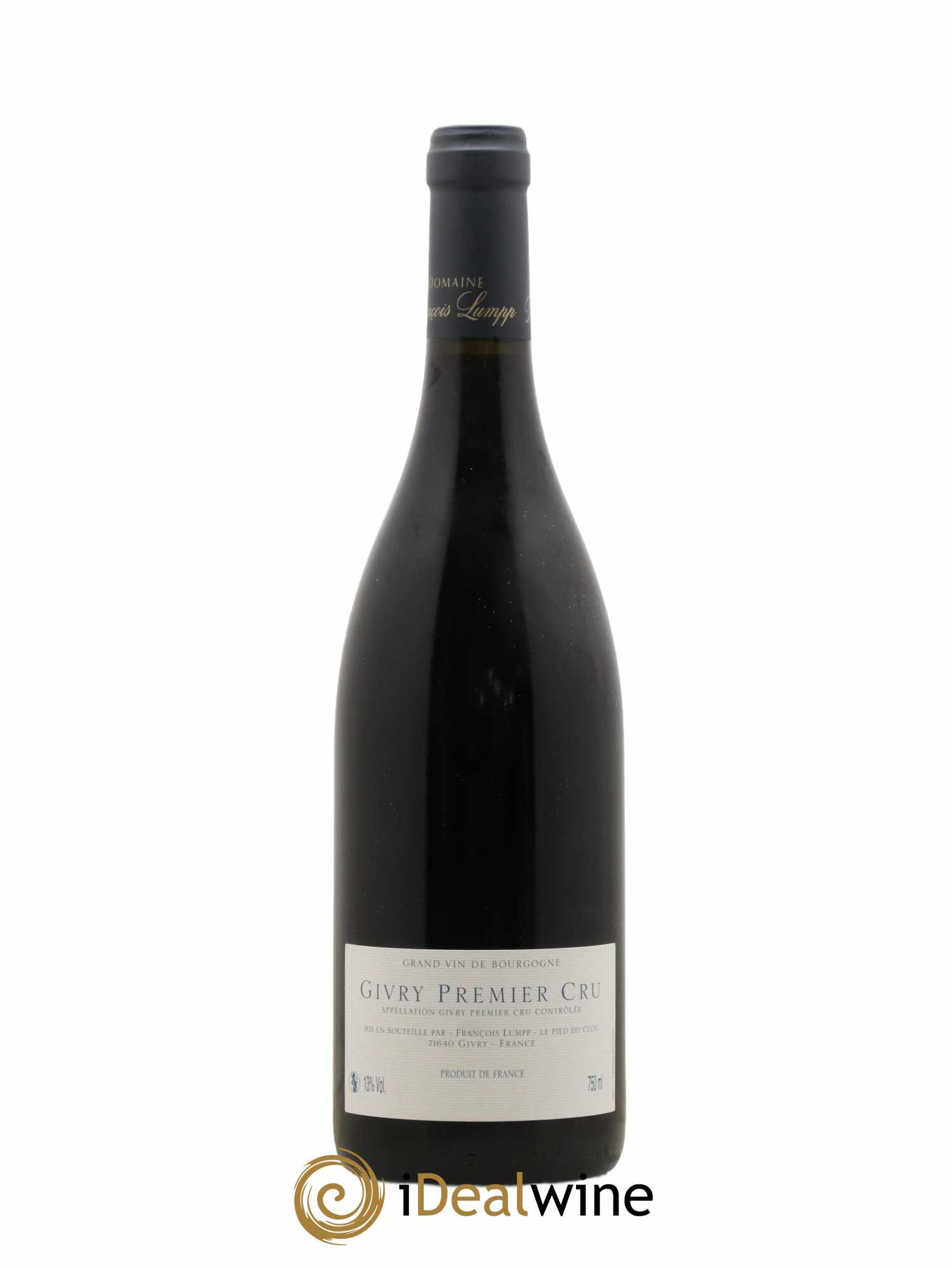 Givry 1er Cru Crausot François Lumpp (Domaine) 2007 - Lot of 1 bottle - 1
