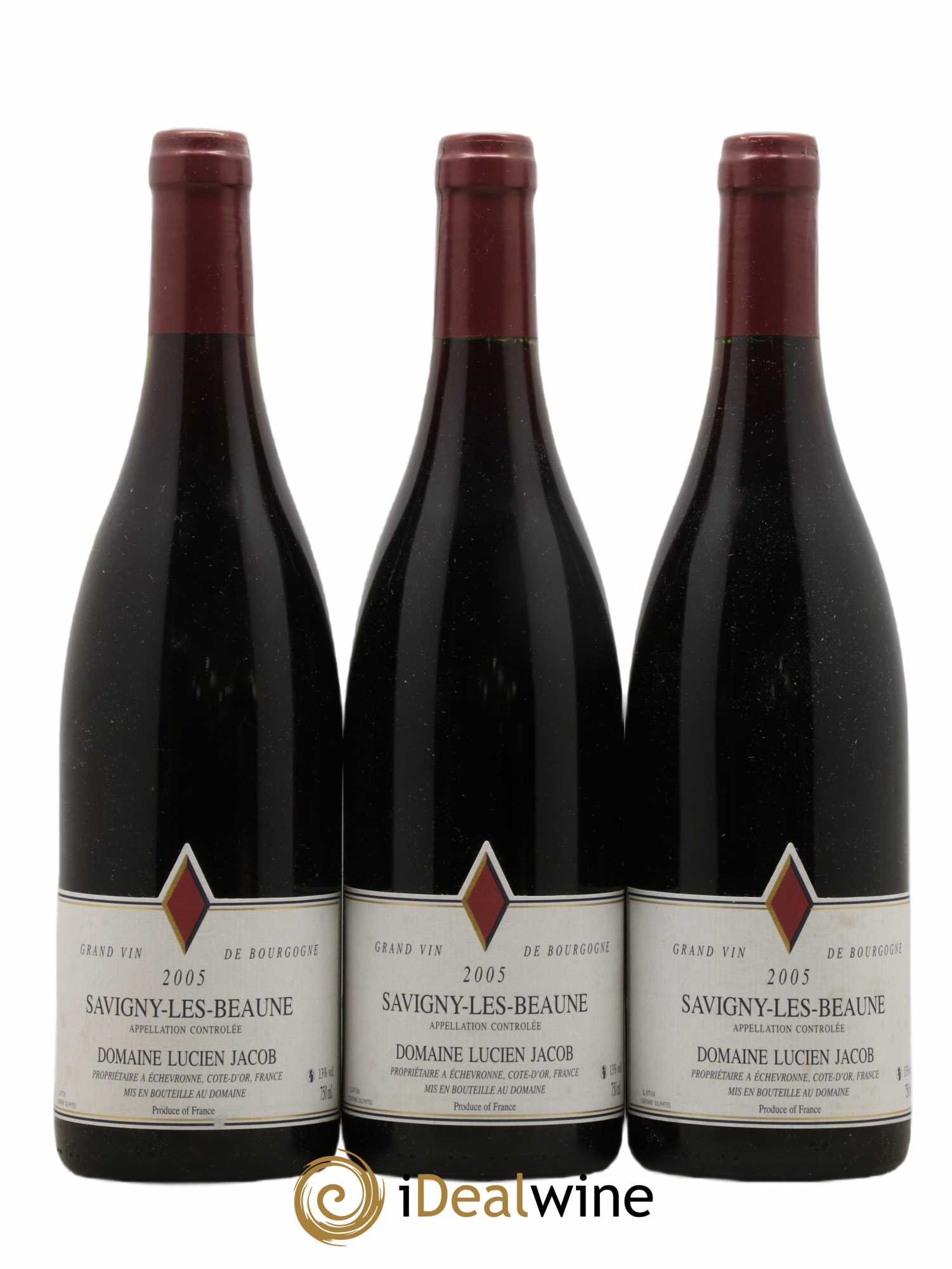 Savigny-lès-Beaune Lucien Jacob 2005 - Lot de 6 bouteilles - 1