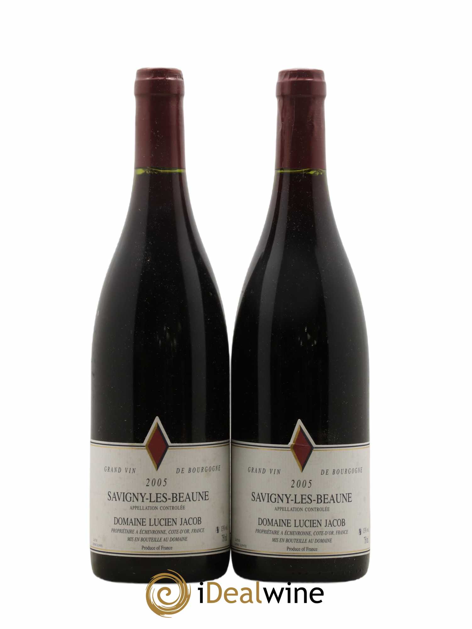Savigny-lès-Beaune Lucien Jacob 2005 - Lot de 2 bouteilles - 0