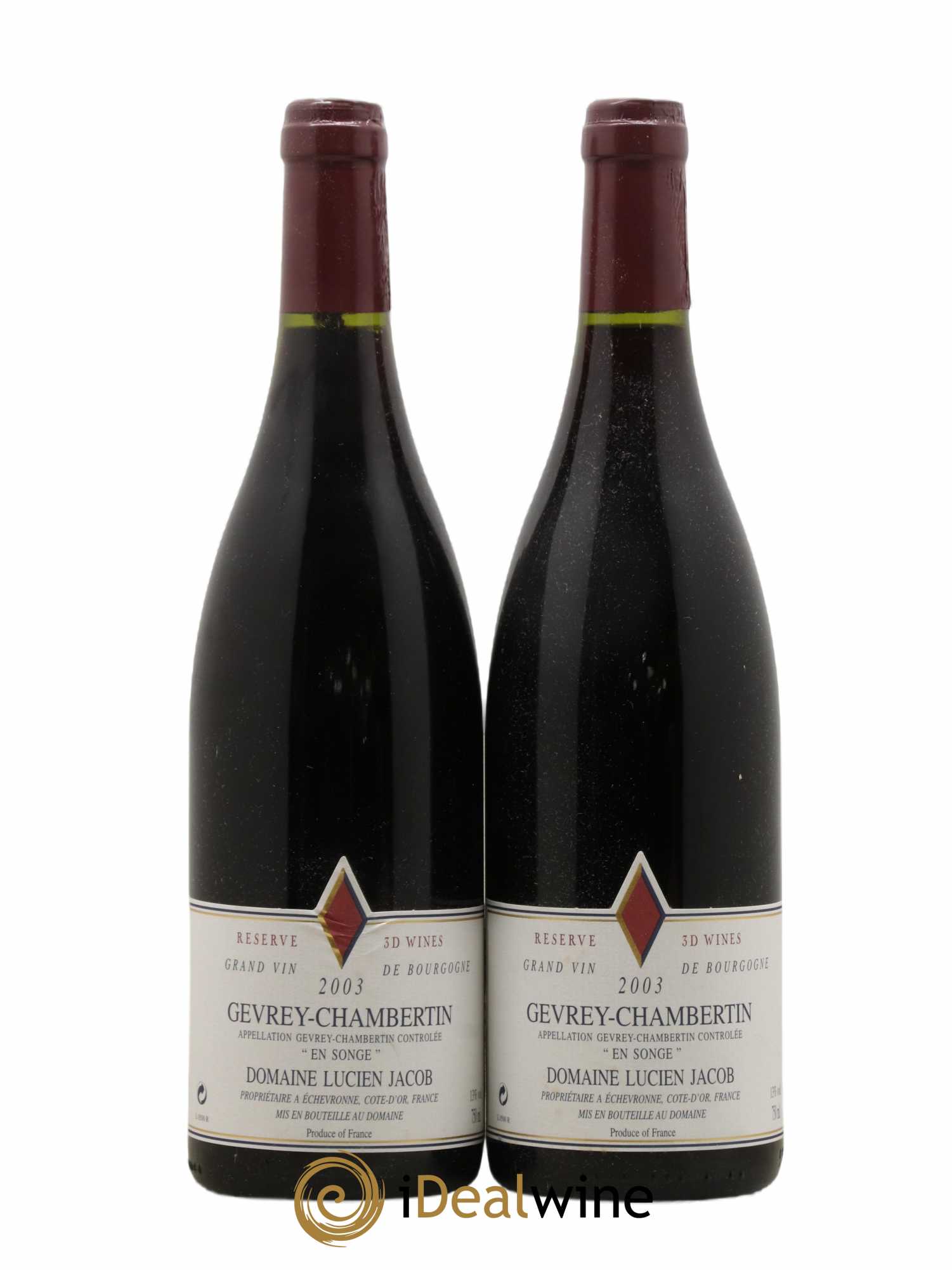 Gevrey-Chambertin 2003 - Posten von 2 Flaschen - 0
