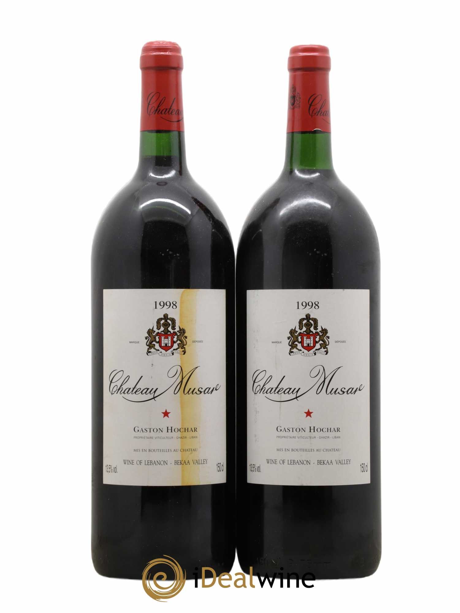 Château Musar Serge Hochar 1998 - Lot de 2 magnums - 0
