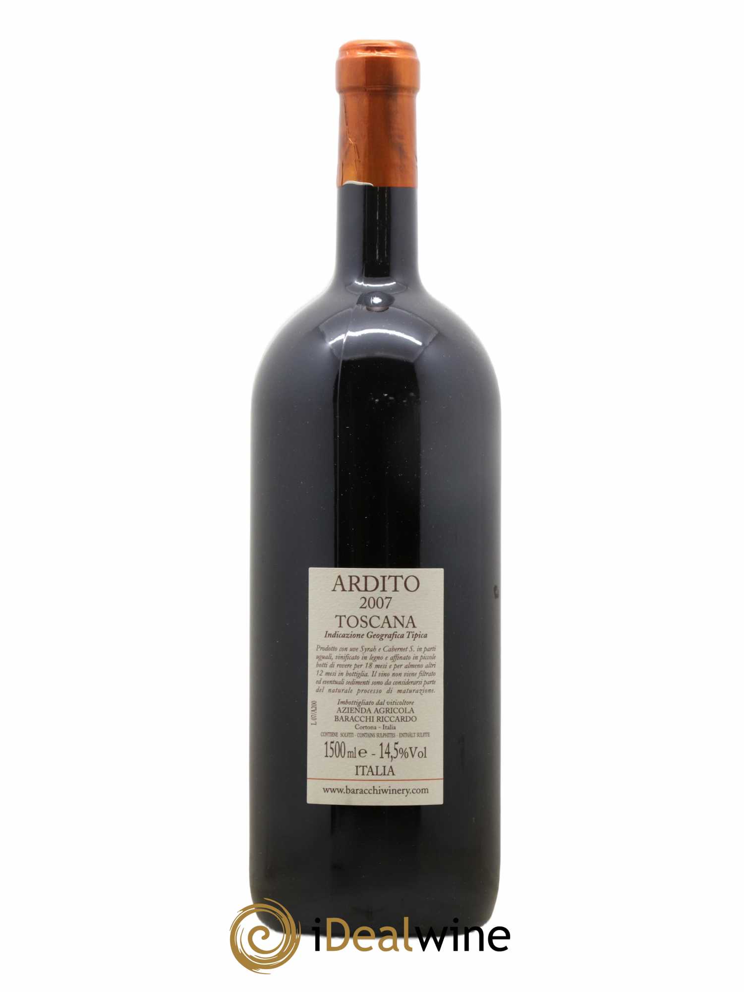 Toscana IGT Baracci Ardito 2007 - Posten von 1 Magnum - 2