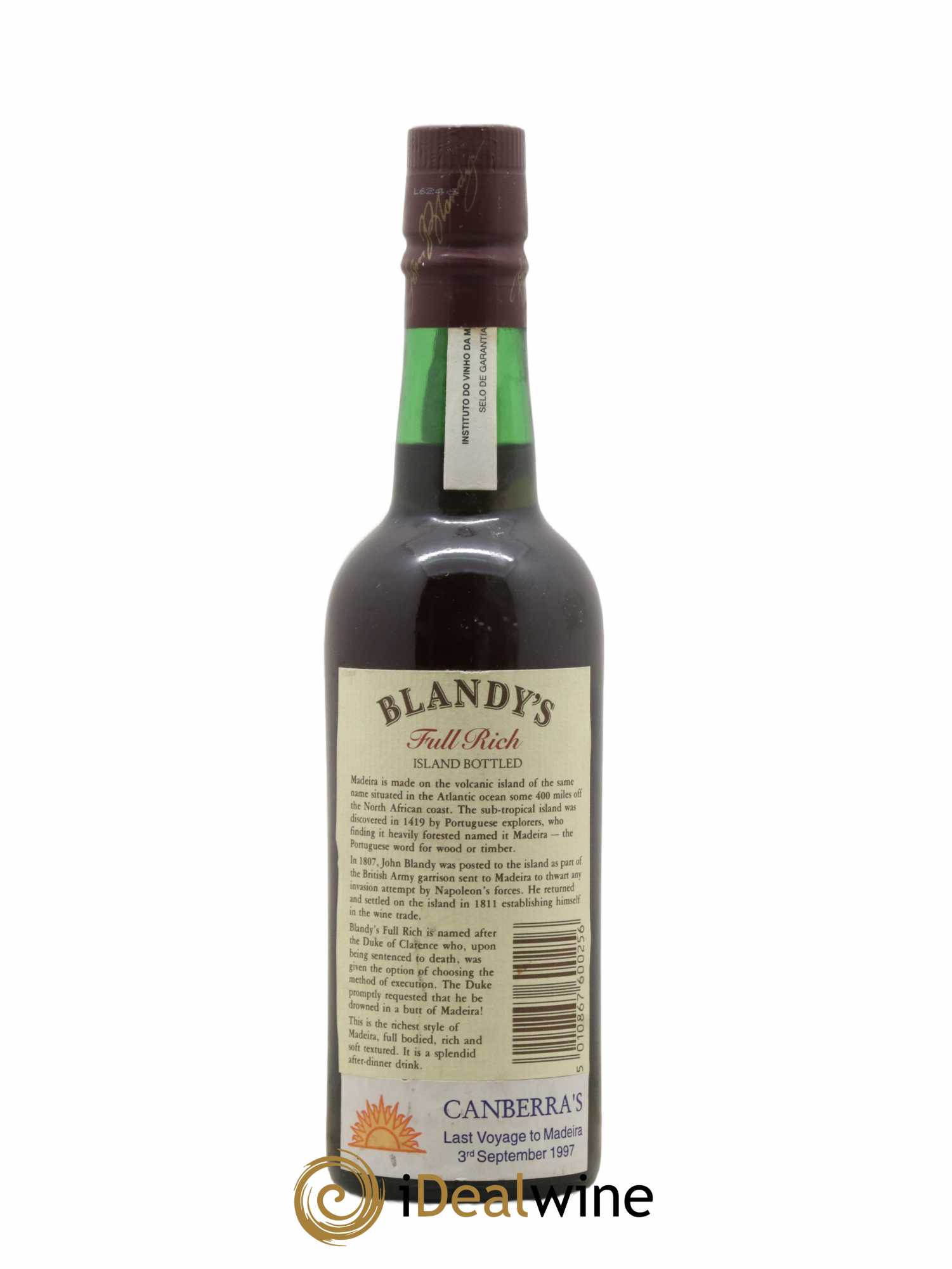 Madère Blandy's Madeira Duke Of Clarence 1997 - Posten von 1 Demi-Flasche - 1
