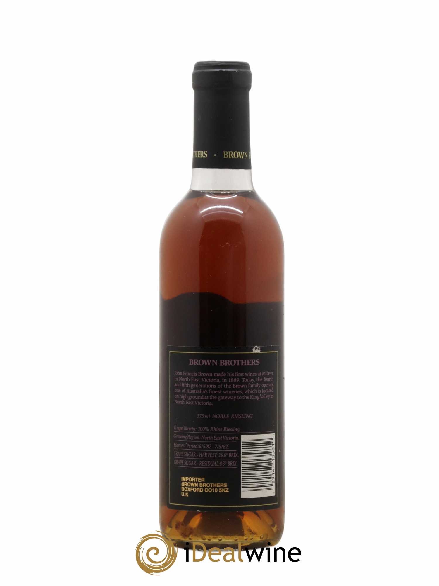 Australie Brown Brothers Noble Riesling Victorian 1982 - Posten von 1 Demi-Flasche - 1