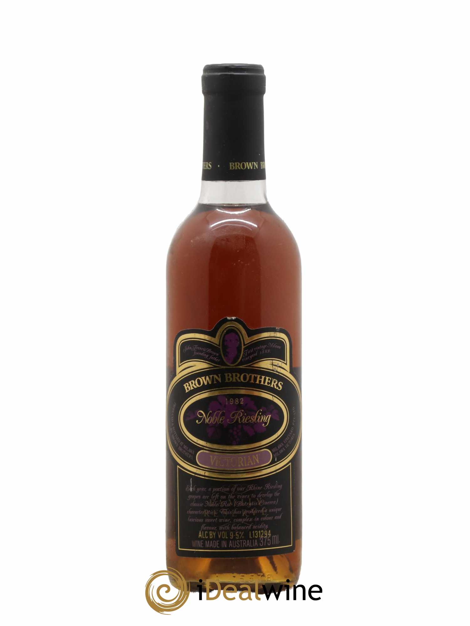 Australie Brown Brothers Noble Riesling Victorian 1982 - Posten von 1 Demi-Flasche - 0