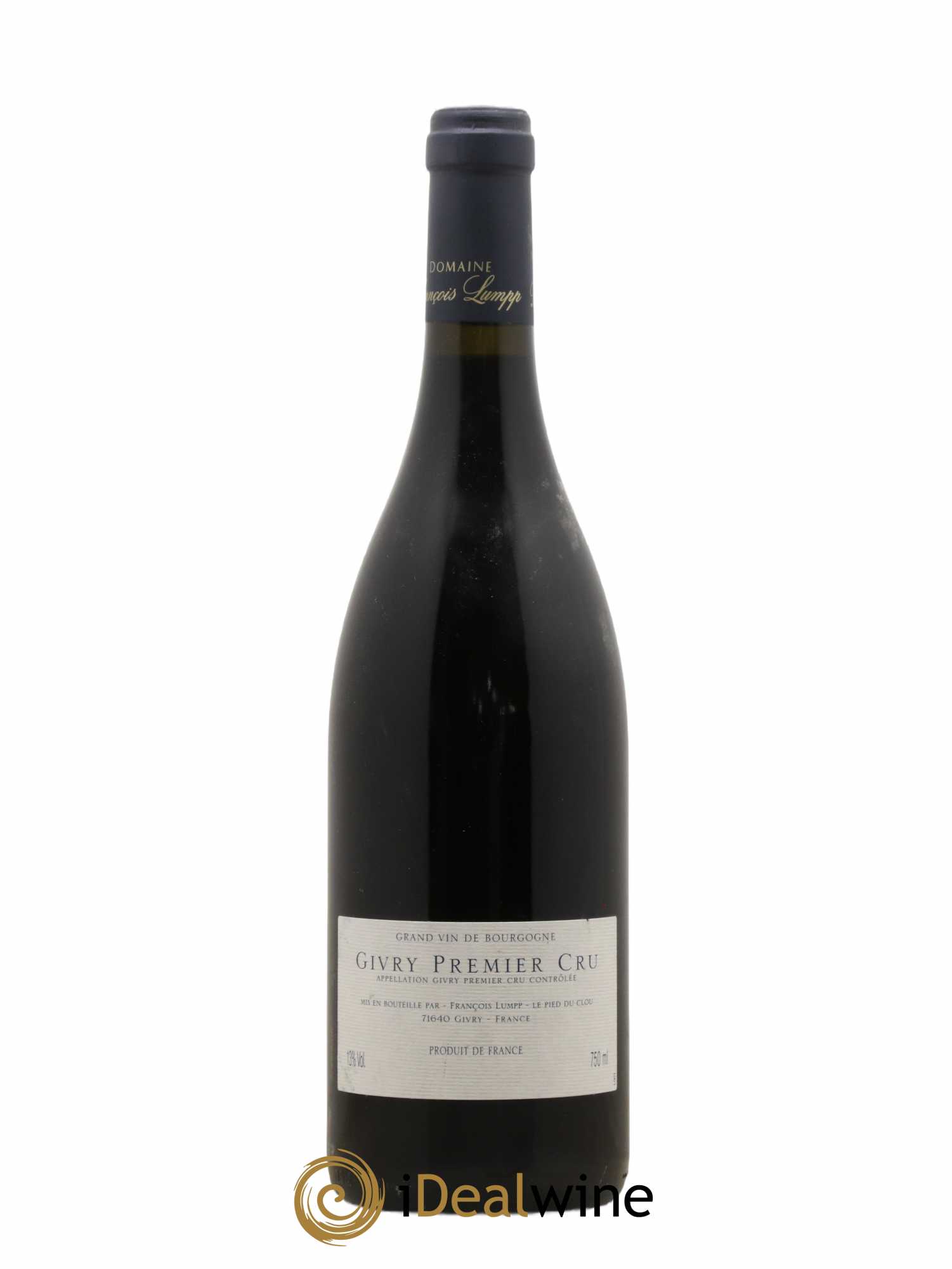 Givry 1er Cru Crausot François Lumpp (Domaine) 2003 - Lot de 1 bouteille - 1