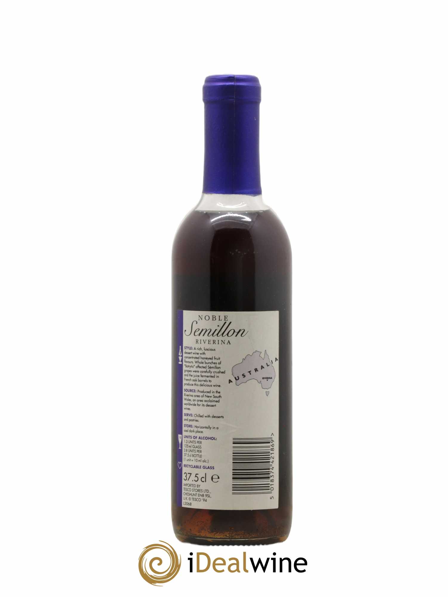 Vins Etrangers Australian Tesco Store Noble Semillon Riverina 1992 - Lotto di 1 mezza bottiglia - 1