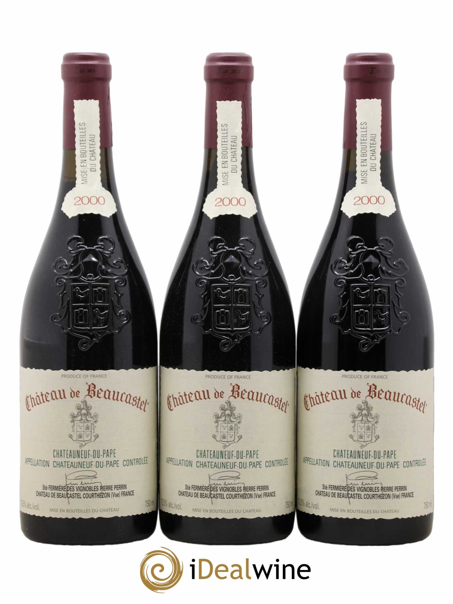 Châteauneuf-du-Pape Château de Beaucastel Famille Perrin 2000 - Lot de 12 bouteilles - 2