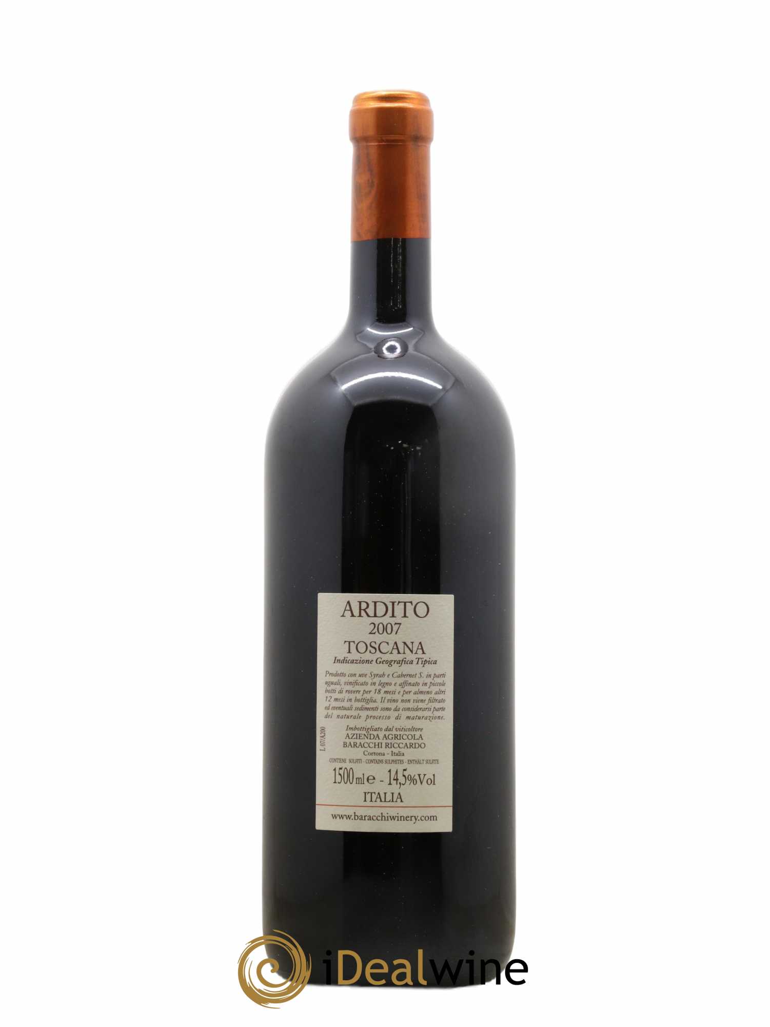 Toscana IGT Baracchi Ardito 2007 - Posten von 1 Magnum - 2