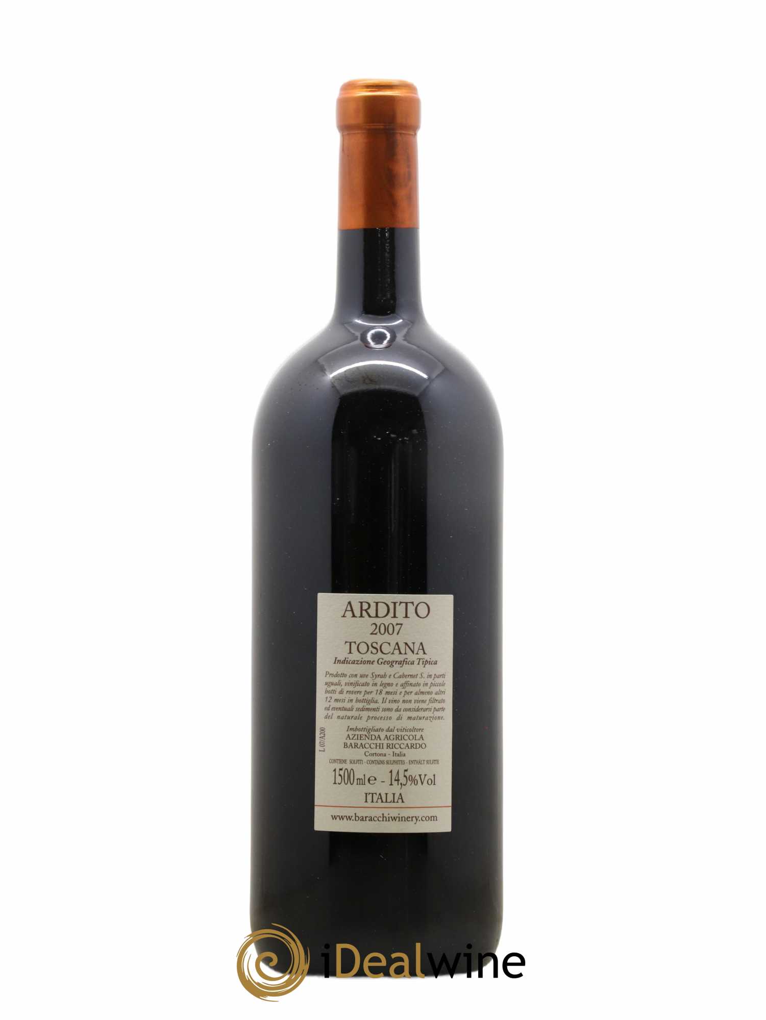 Toscana IGT Baracchi Ardito 2007 - Posten von 1 Magnum - 2
