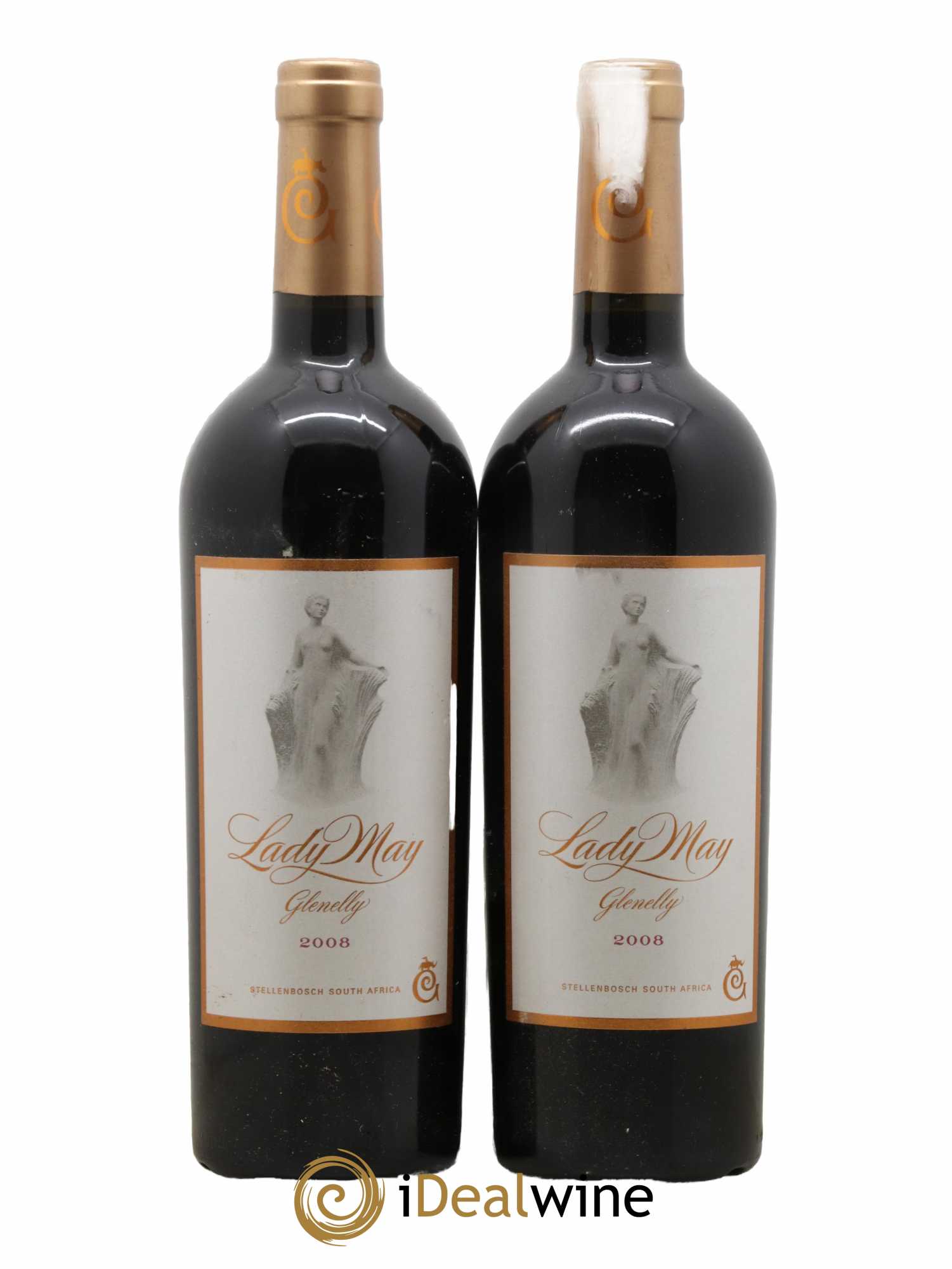 Stellenbosch Glenelly Lady May 2008 - Lot de 2 bouteilles - 0