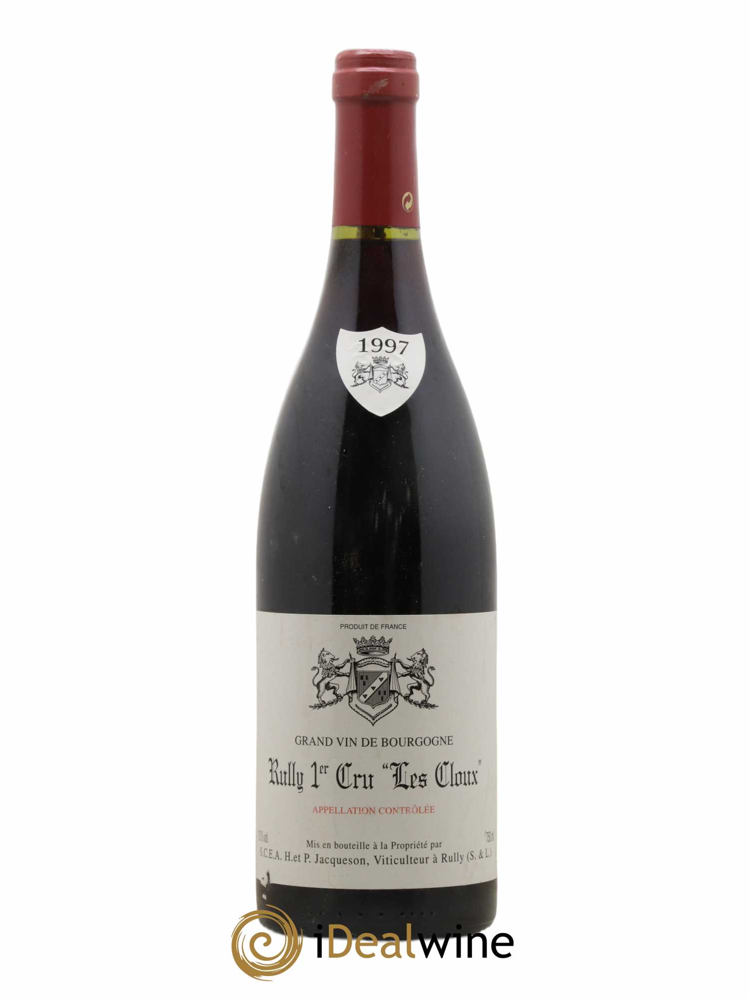Rully 1er Cru Les Cloux Paul & Marie Jacqueson 1997 - Lot de 1 bouteille - 0