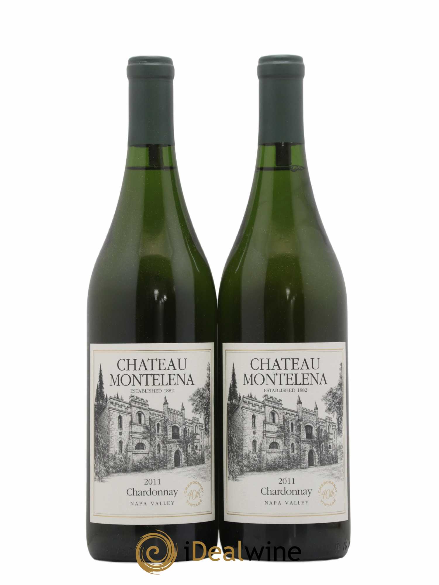 USA Chateau Montelena Napa Valley Chardonnay 40th Vintage 2011 - Posten von 2 Flaschen - 0