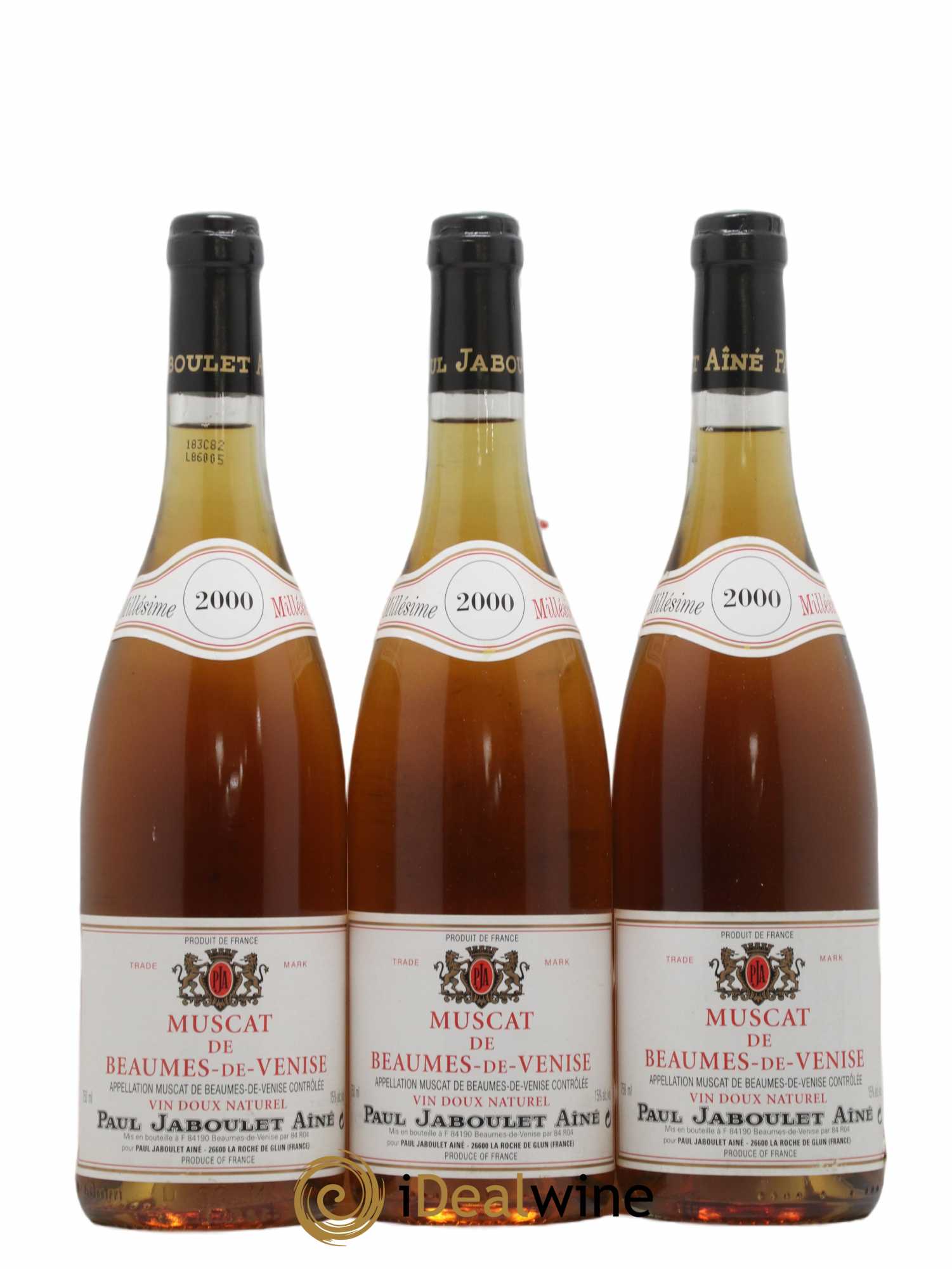 Muscat de Beaumes de Venise Paul Jaboulet Ainé de Thalabert 2000 - Lotto di 6 bottiglie - 1
