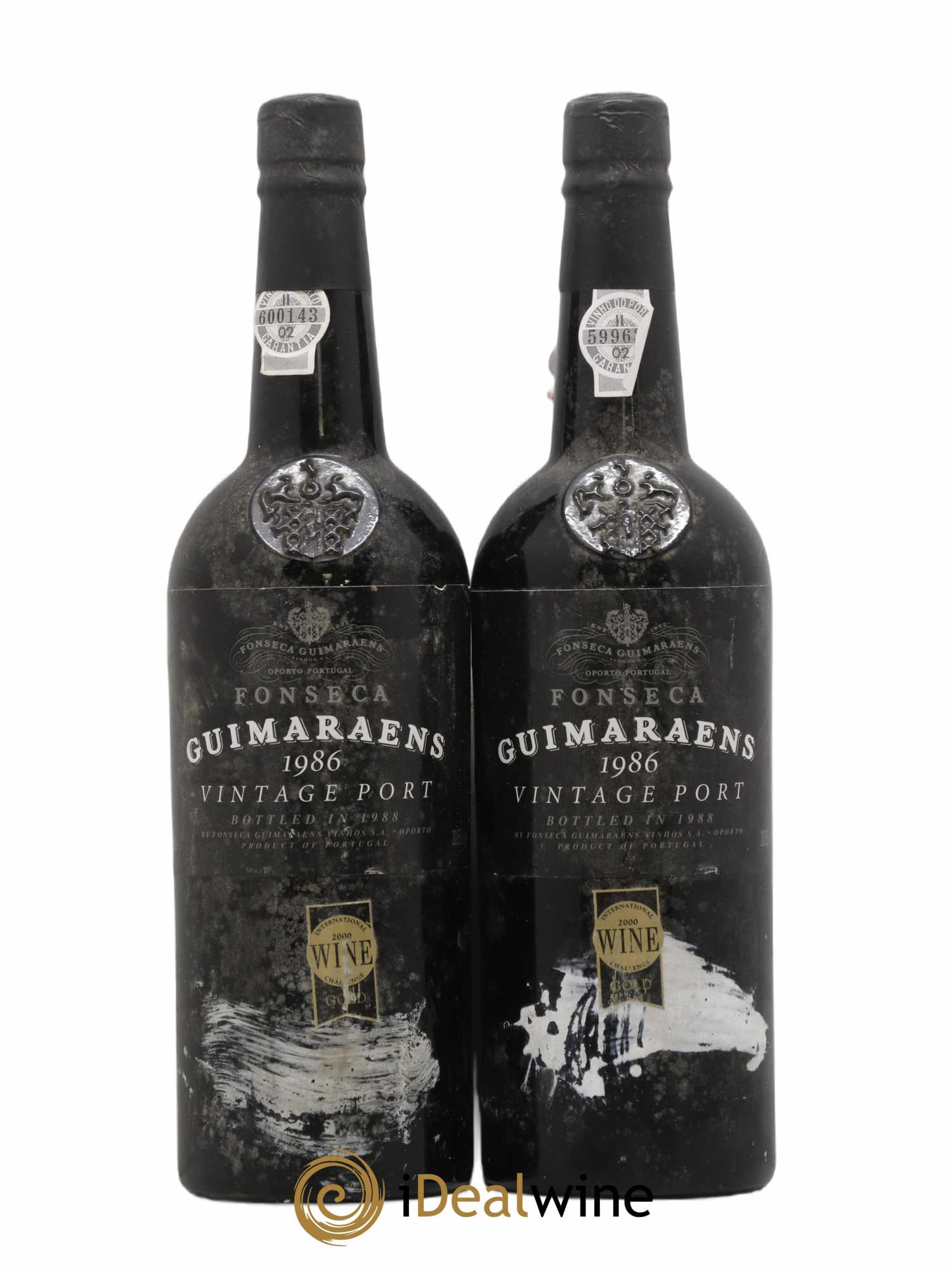 Porto Fonseca - Guimaraens Vintage 1986 - Lot de 2 bouteilles - 0