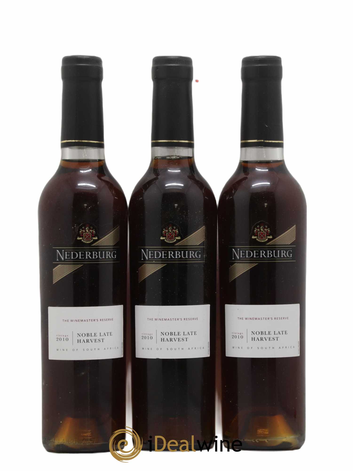 Afrique du Sud Nederburg Noble Late Harvest The Winemaker Reserve 2010 - Posten von 3 Demi-Flaschen - 0