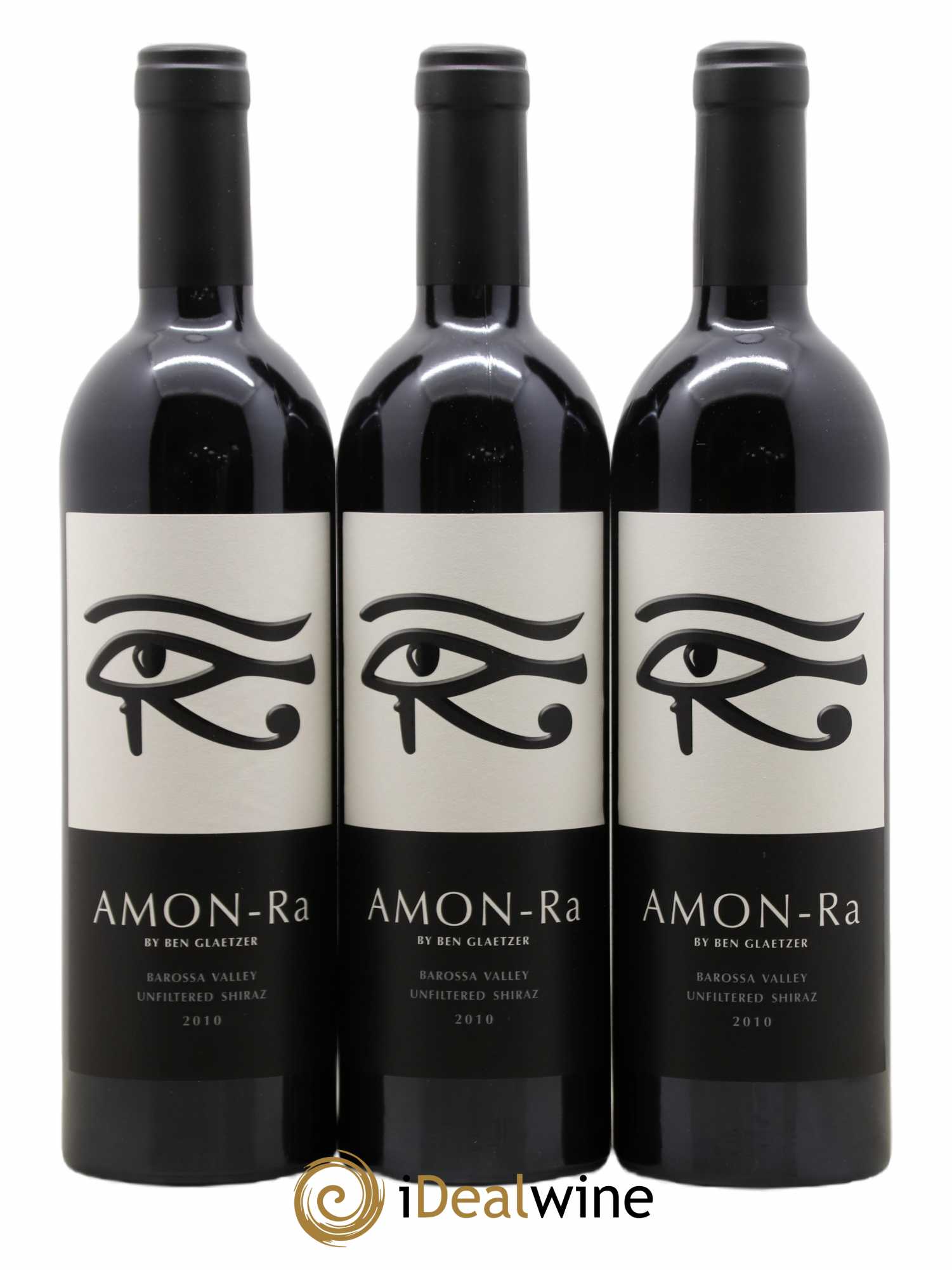Australie Ben Glaetzer Barossa Valley Amon Ra 2010 - Posten von 3 Flaschen - 0