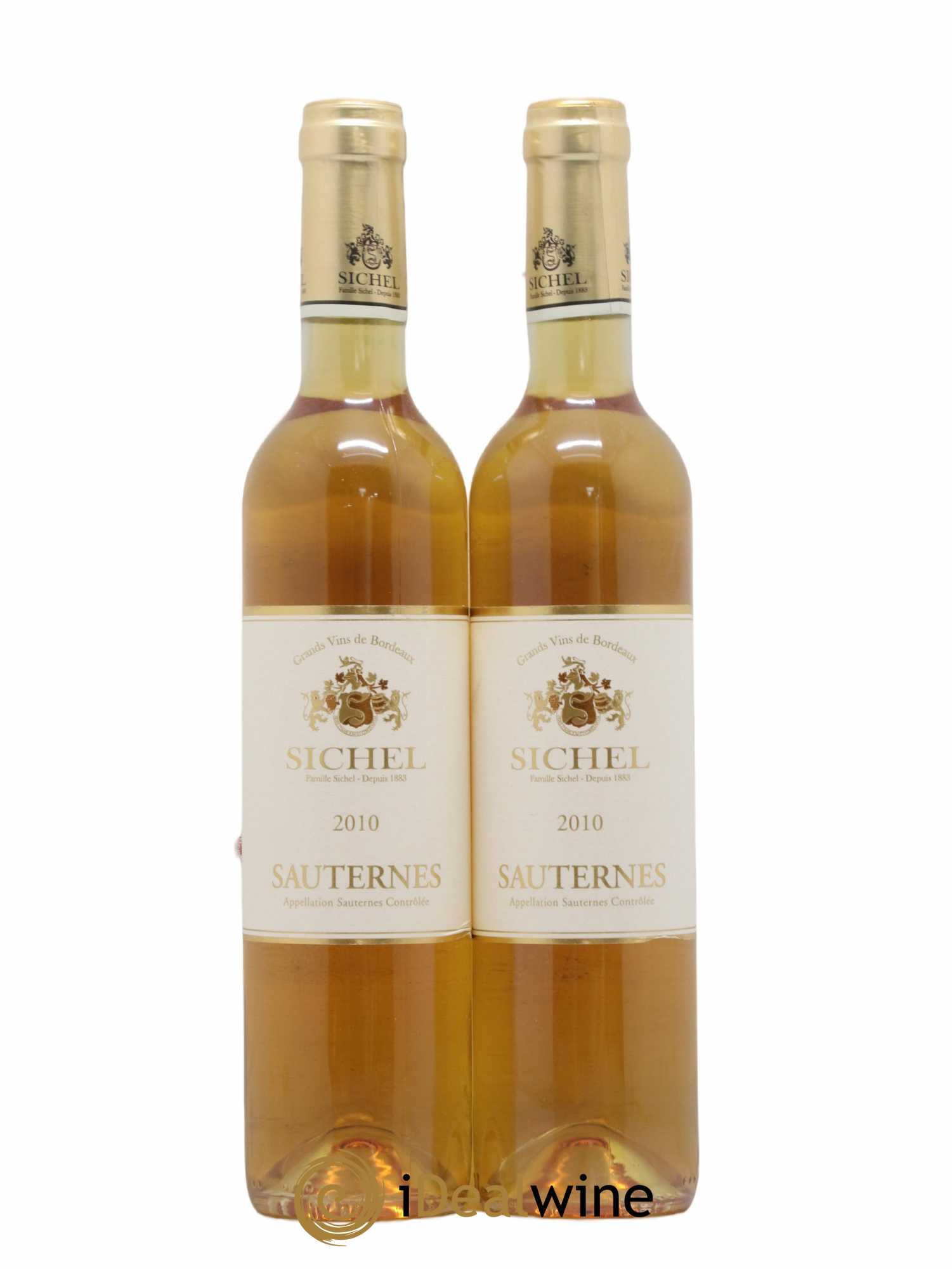 Sauternes Sichel 50cl 2010 - Lotto di 2 bottiglie - 0