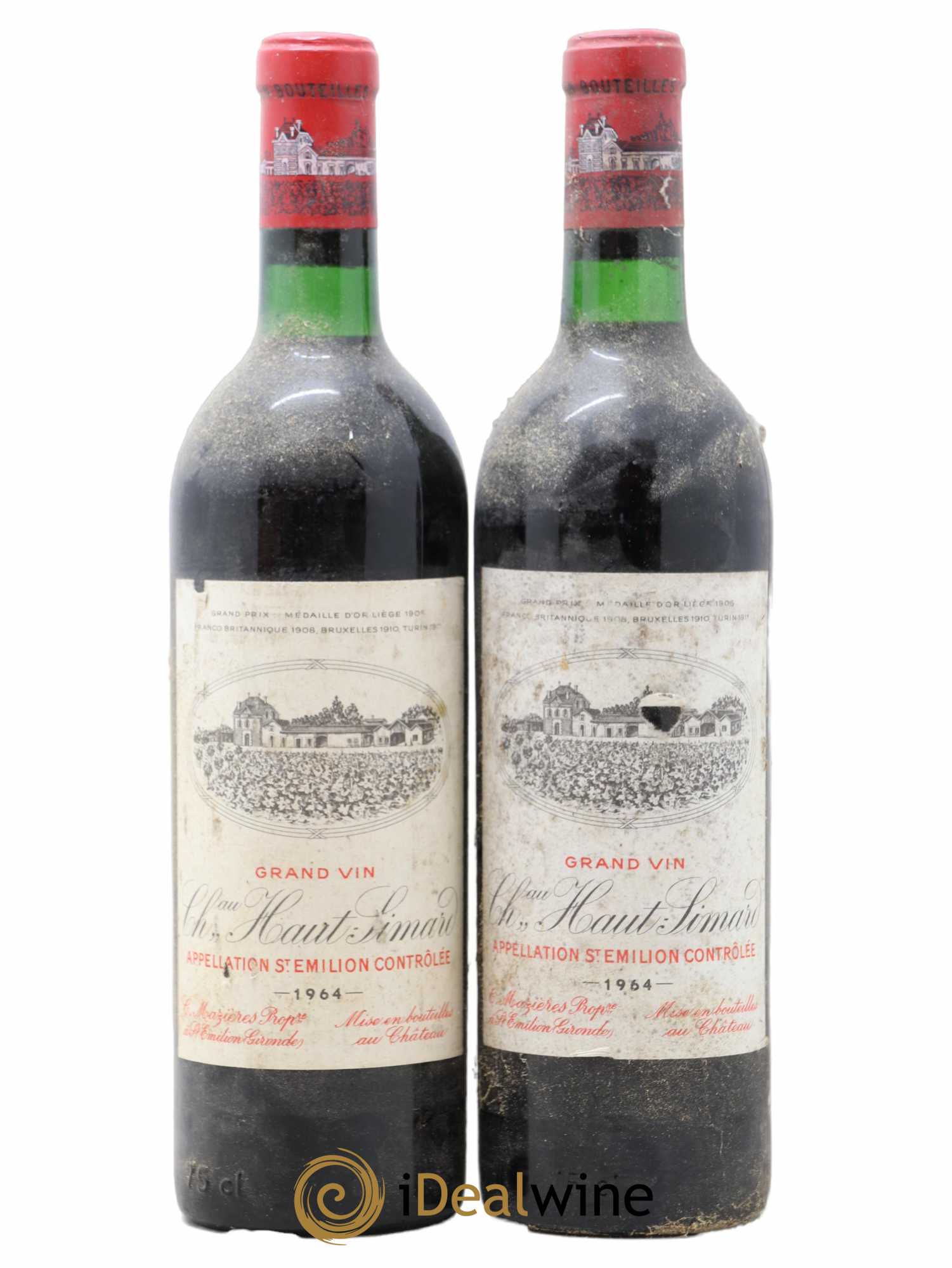 Château Haut-Simard 1964 - Lot de 2 bouteilles - 0