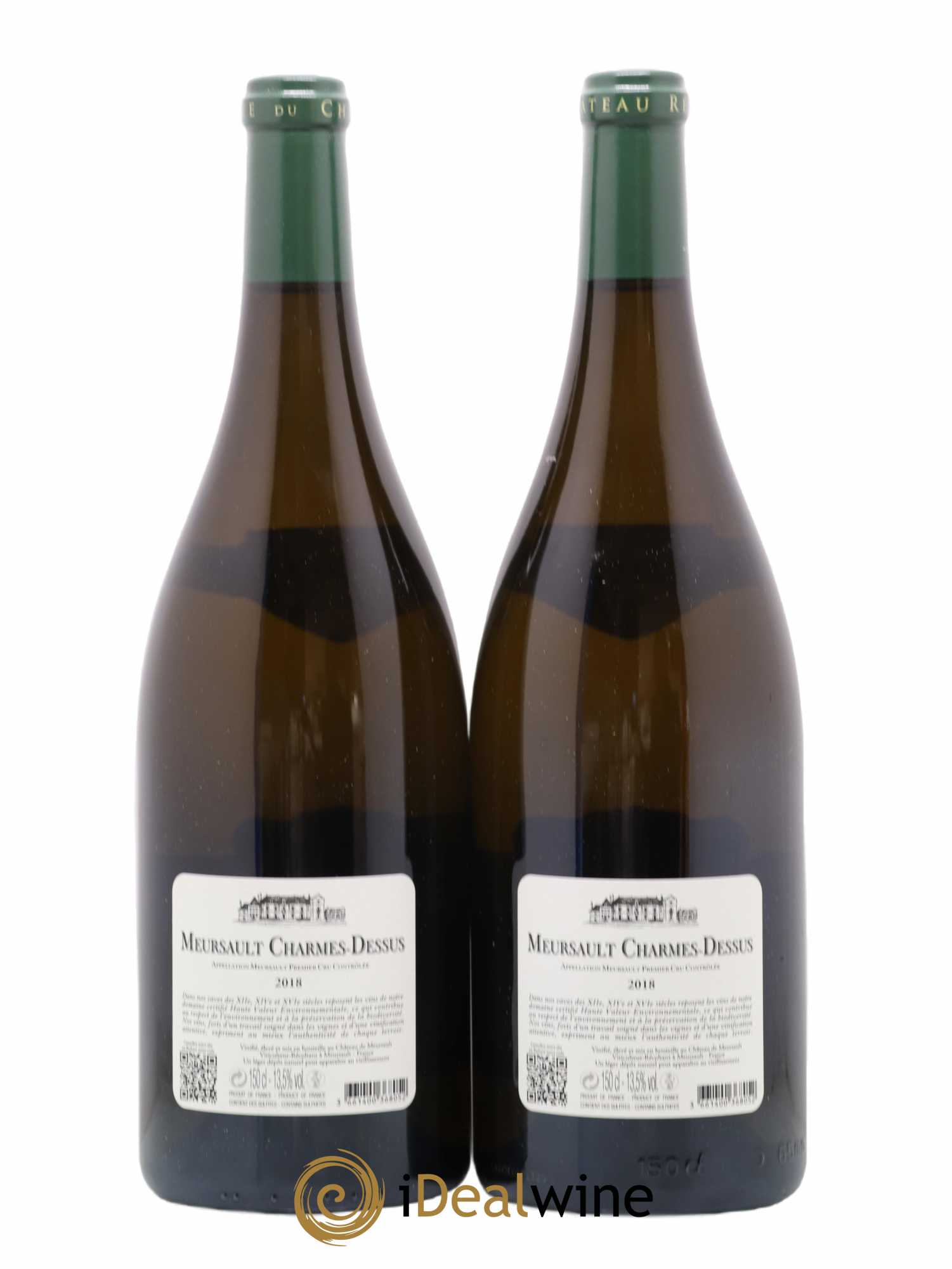 Meursault 1er Cru Les Charmes Dessus Château de Meursault 2018 - Lot de 2 magnums - 1