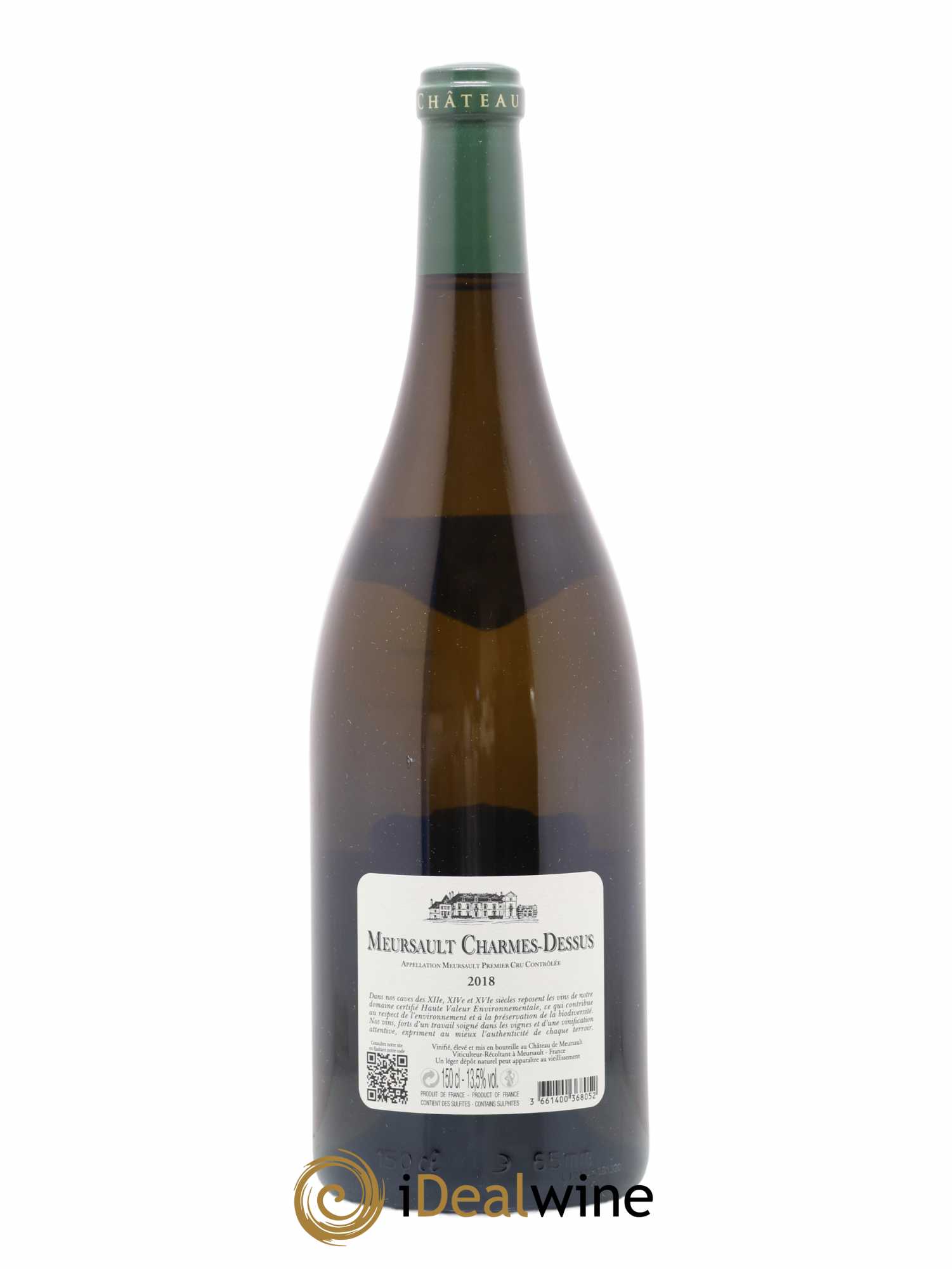 Meursault 1er Cru Les Charmes Dessus Château de Meursault 2018 - Lot de 1 magnum - 1